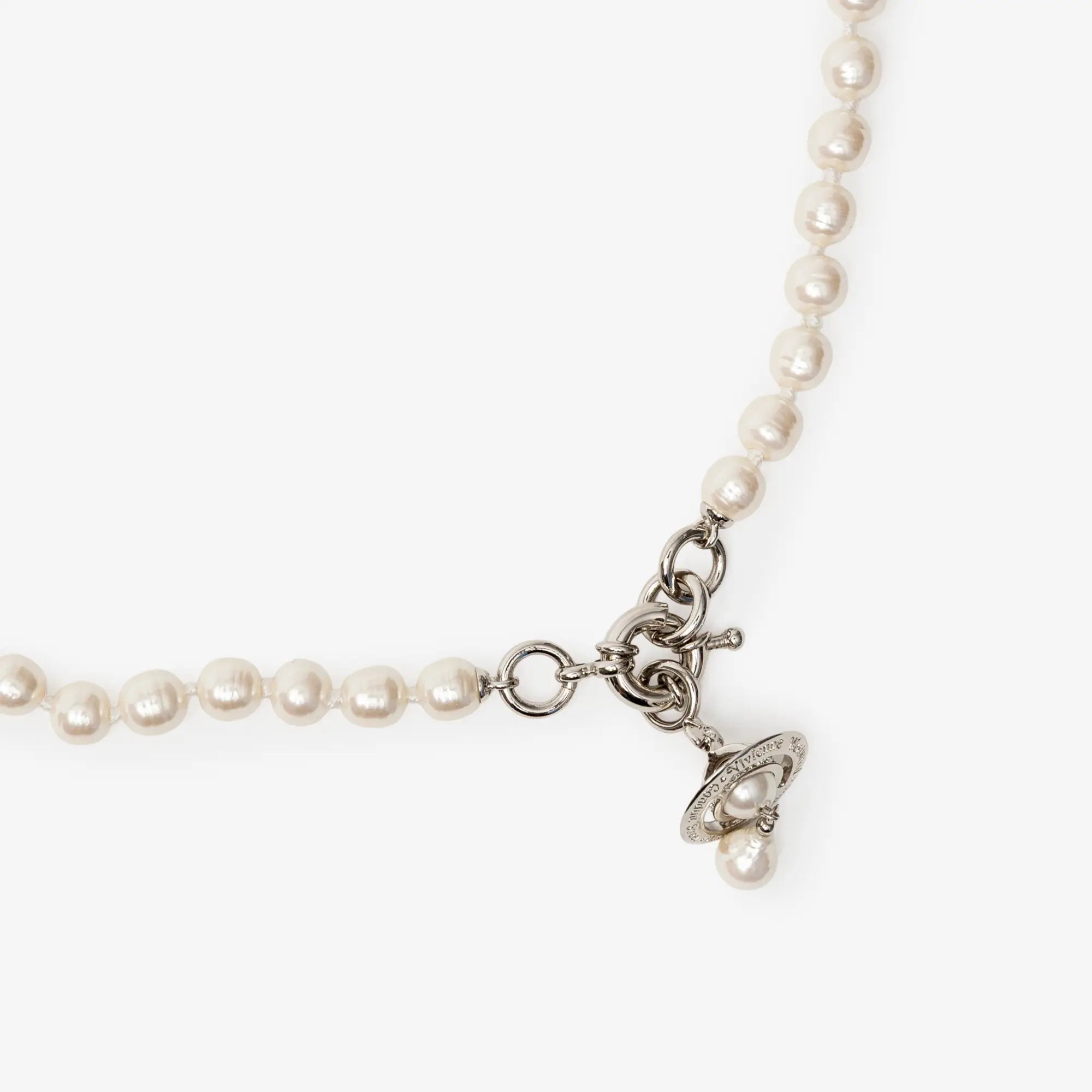 Vivienne Westwood Aleksa Necklace Platinum - 3