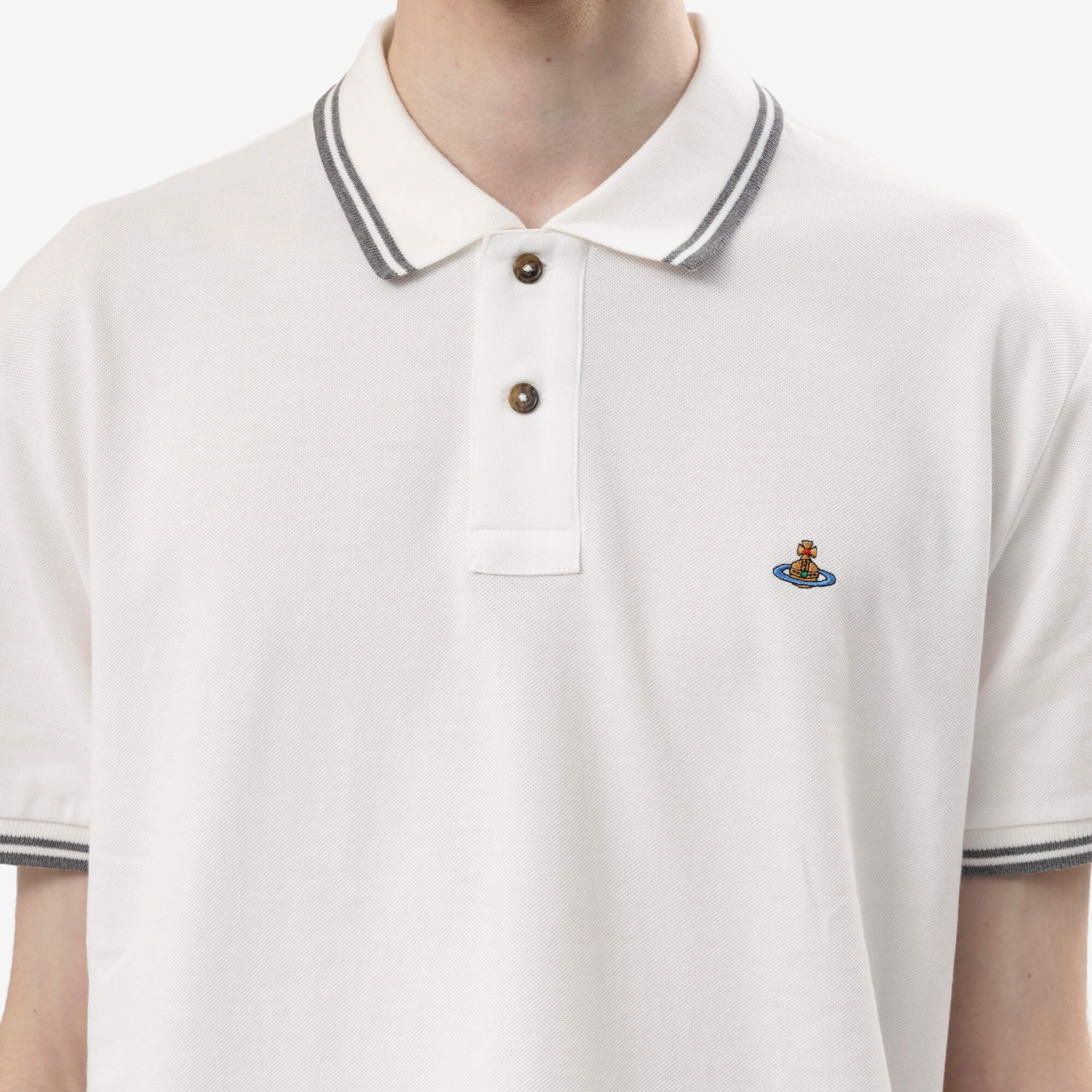 Vivienne Westwood Classic Polo White-5