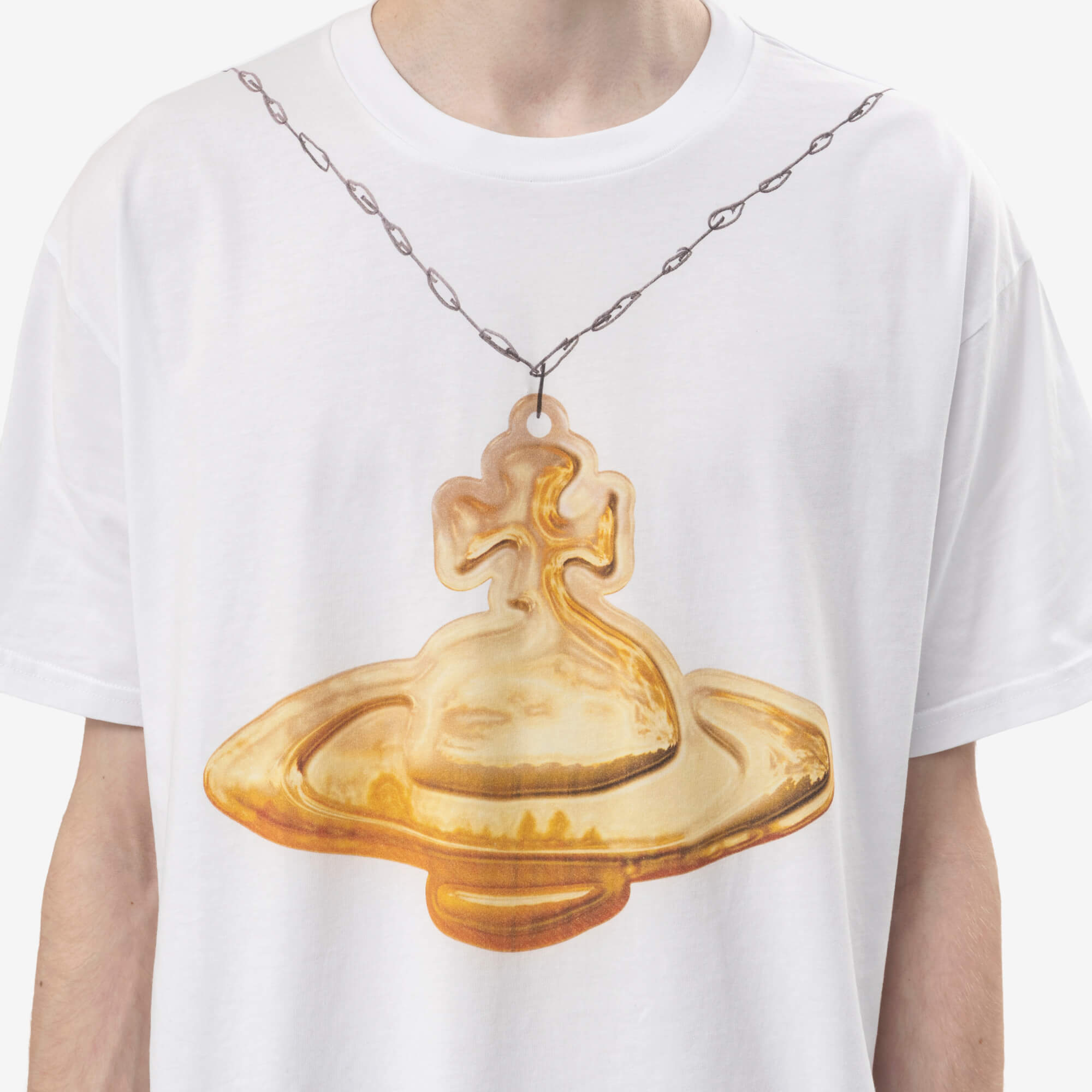 Vivienne Westwood Gold Orb Classic T-Shirt White-5