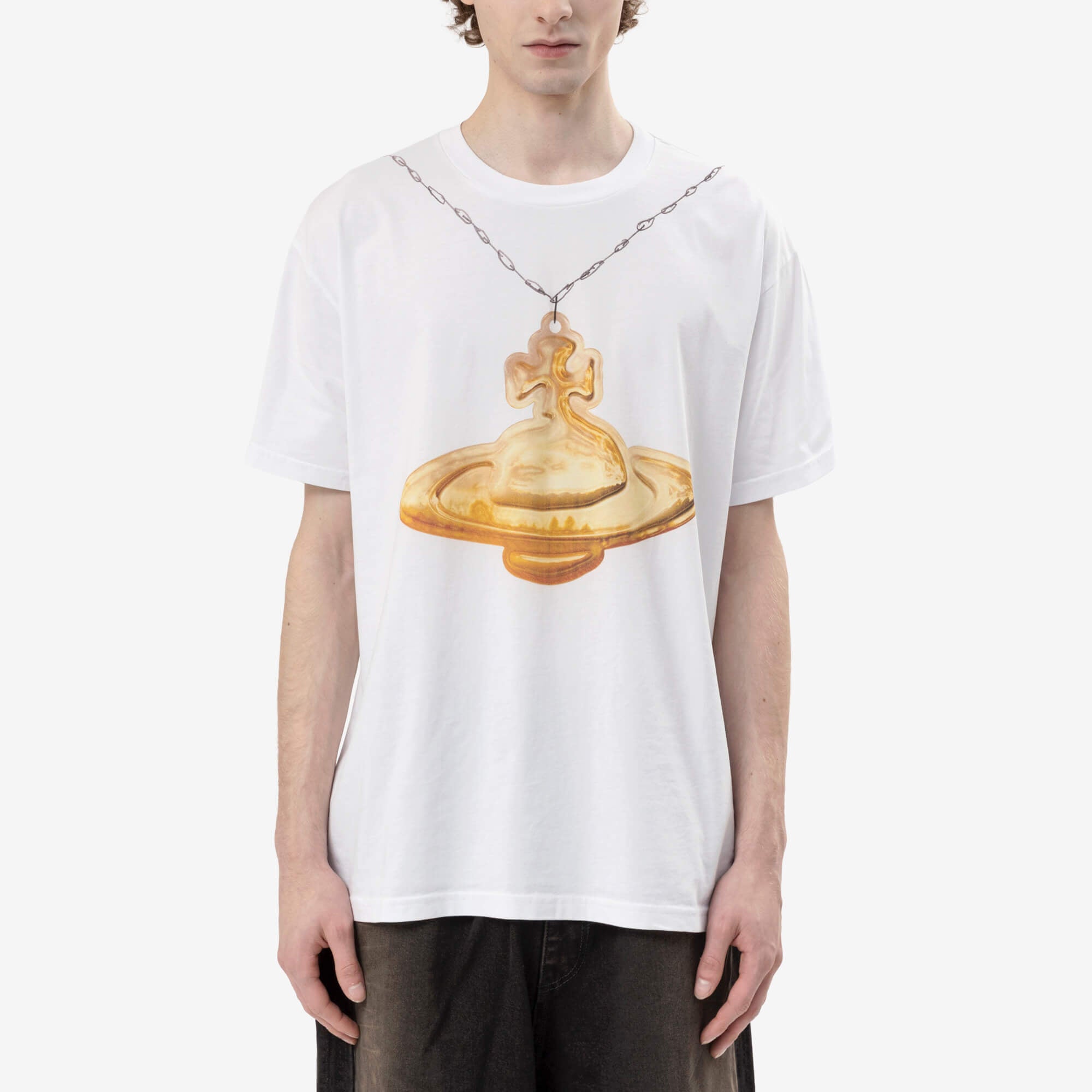 Vivienne Westwood Gold Orb Classic T-Shirt White-1