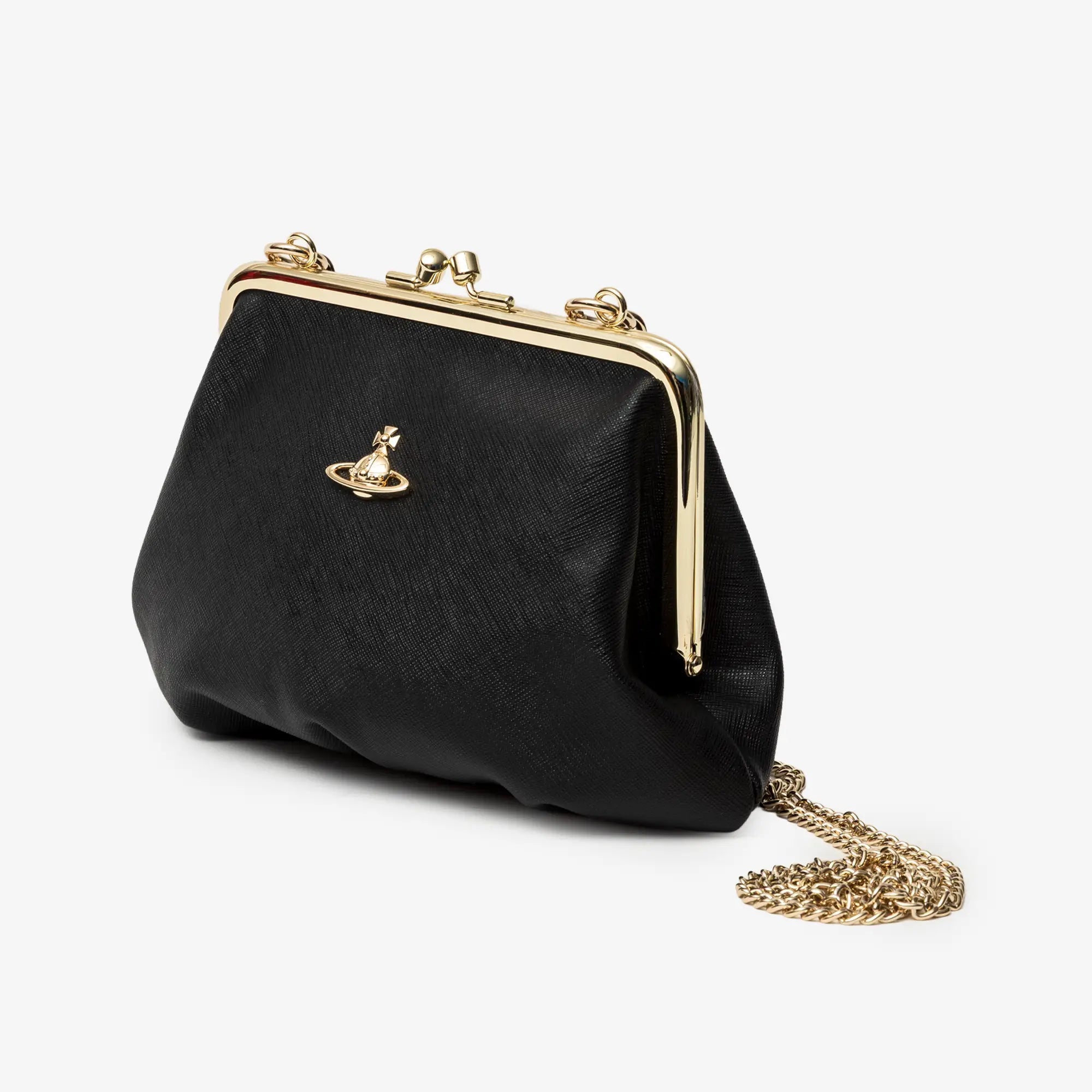 Vivienne Westwood Granny Frame Purse Black - 4