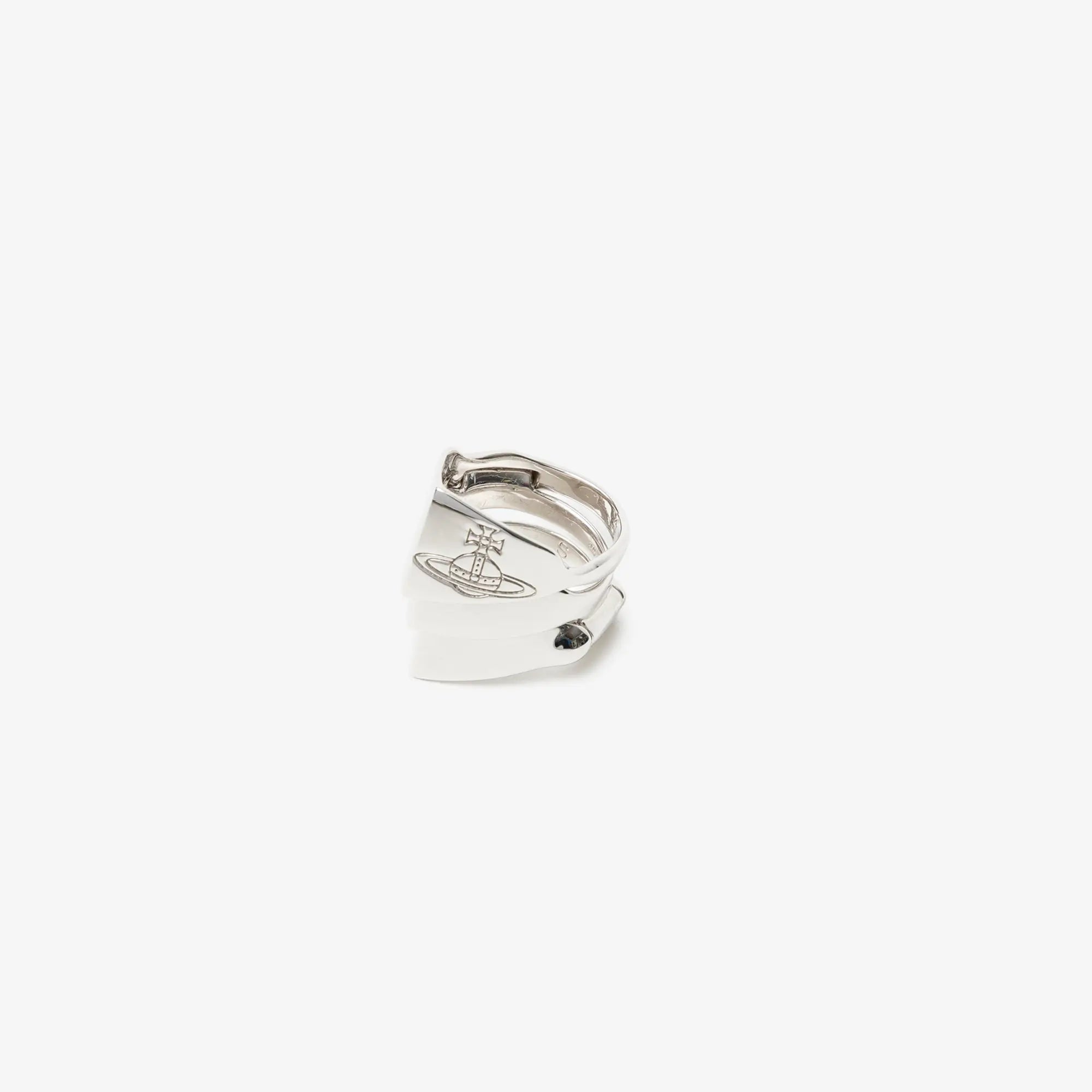 Vivienne Westwood Knuckleduster Ring Platinum - 3