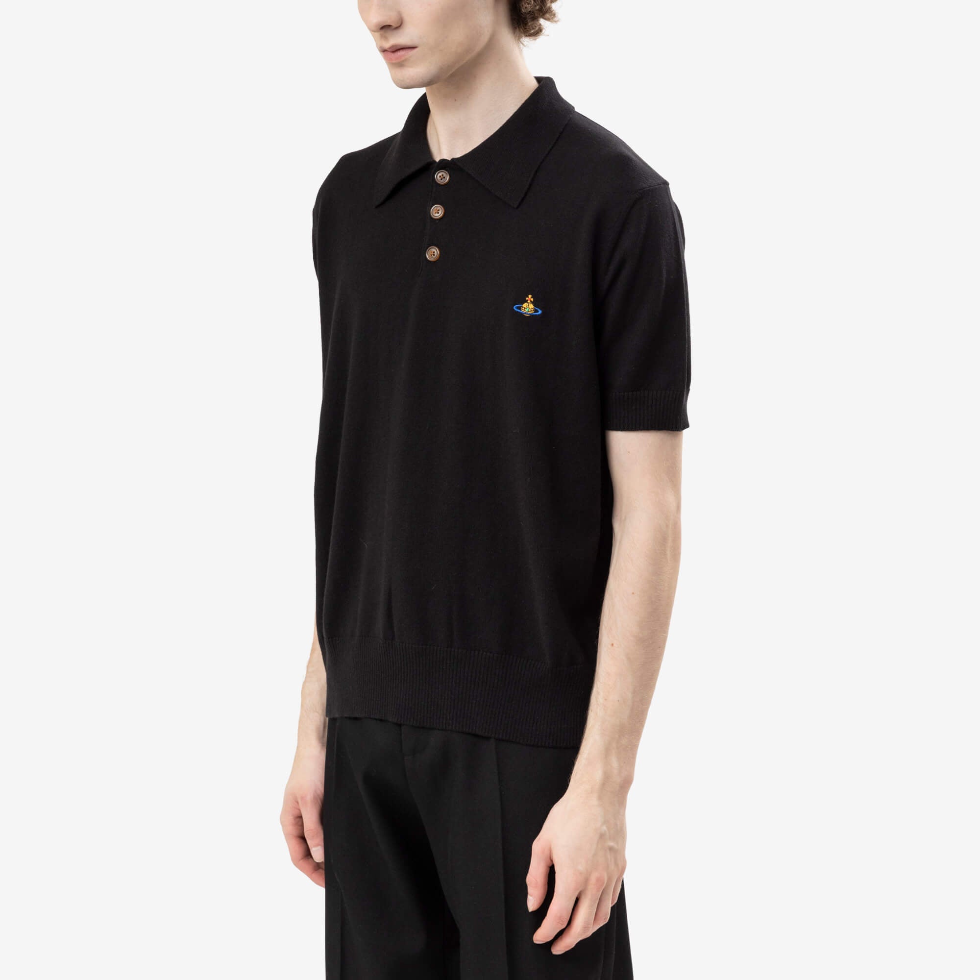 Vivienne Westwood Mark Polo Black-3