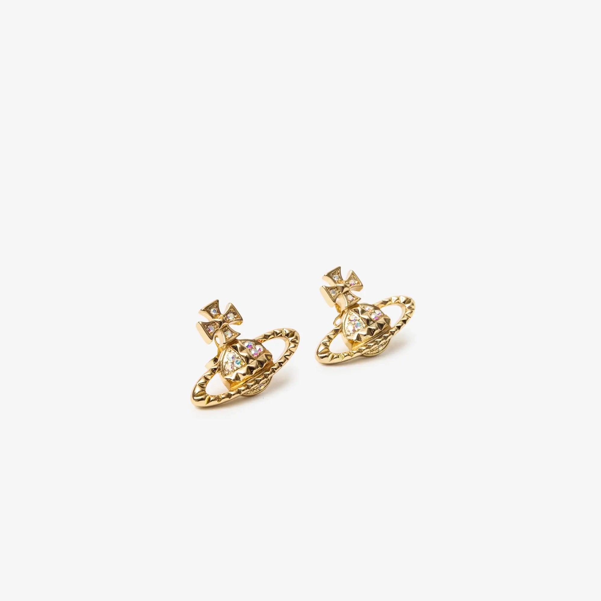 Vivienne Westwood Mayfair Bas Relief Earrings Gold - 2