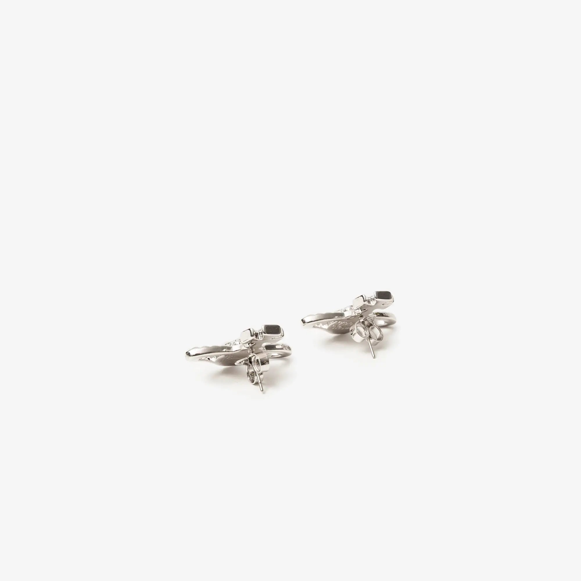 Vivienne Westwood Mayfair Bas Relief Earrings Rhodium - 3