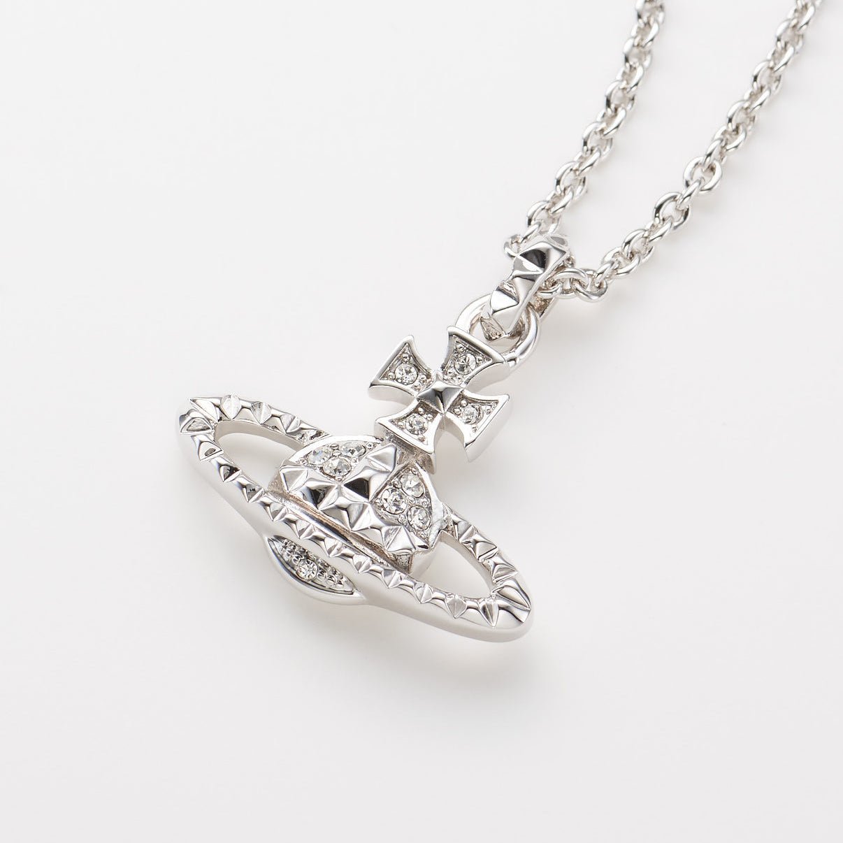 Vivienne Westwood Mayfair Bas Relief Pendant Rhodium - 2