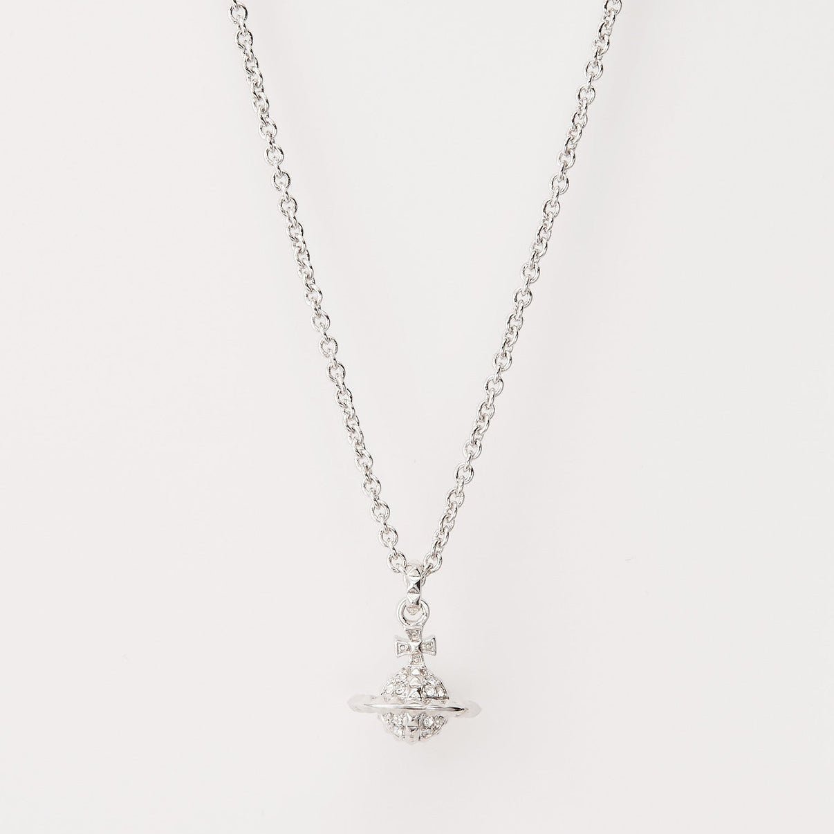Vivienne Westwood Mayfair Small Orb Pendant Rhodium - 1