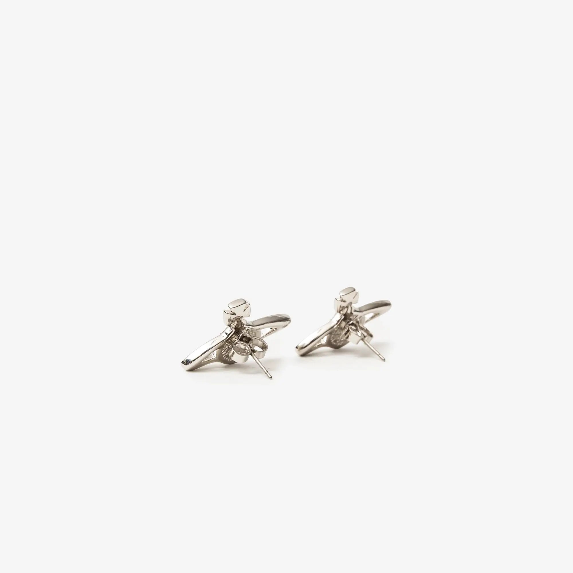 Vivienne Westwood Mini Bas Relief Earrings Platinum - 3