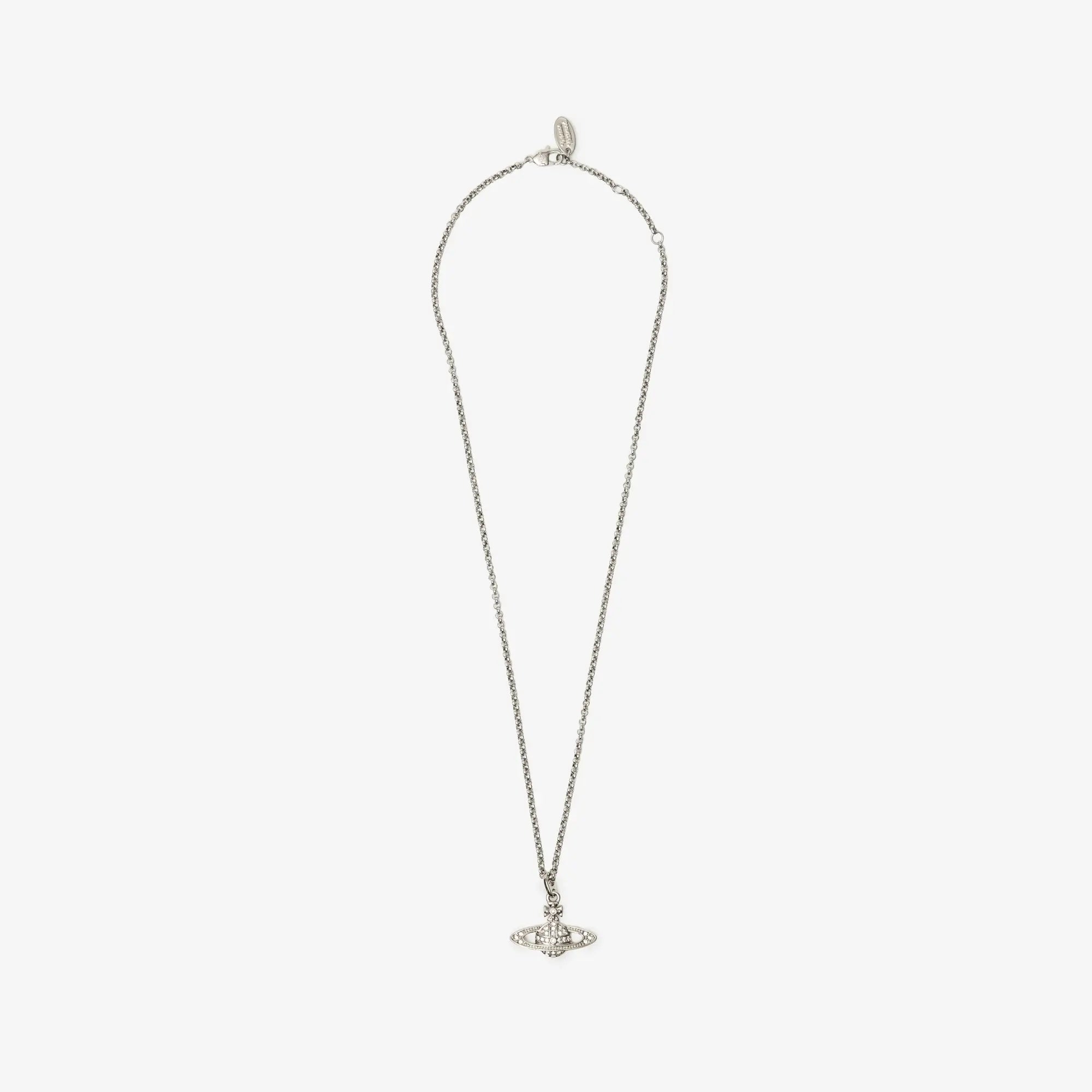 Vivienne Westwood Mini Bas Relief Pendant Silver - 1