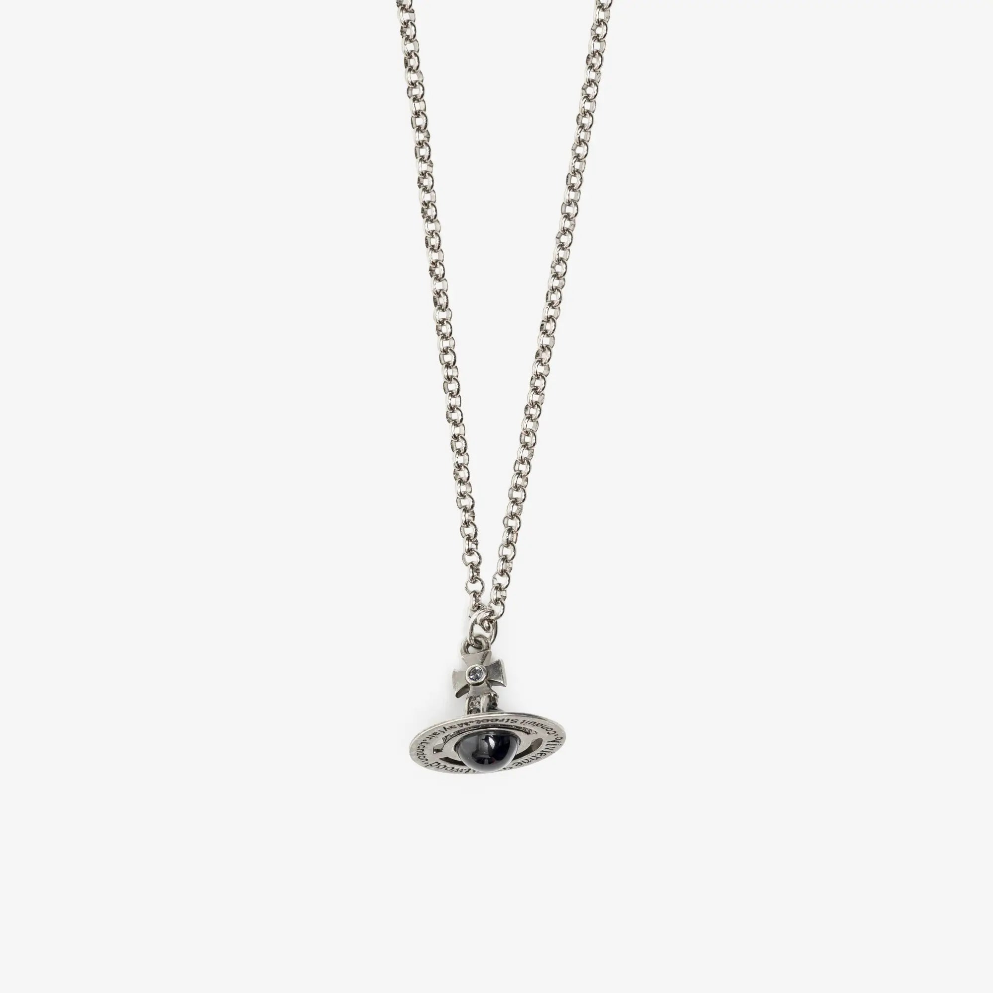 Vivienne Westwood New Tiny Orb Pendant Silver - 3