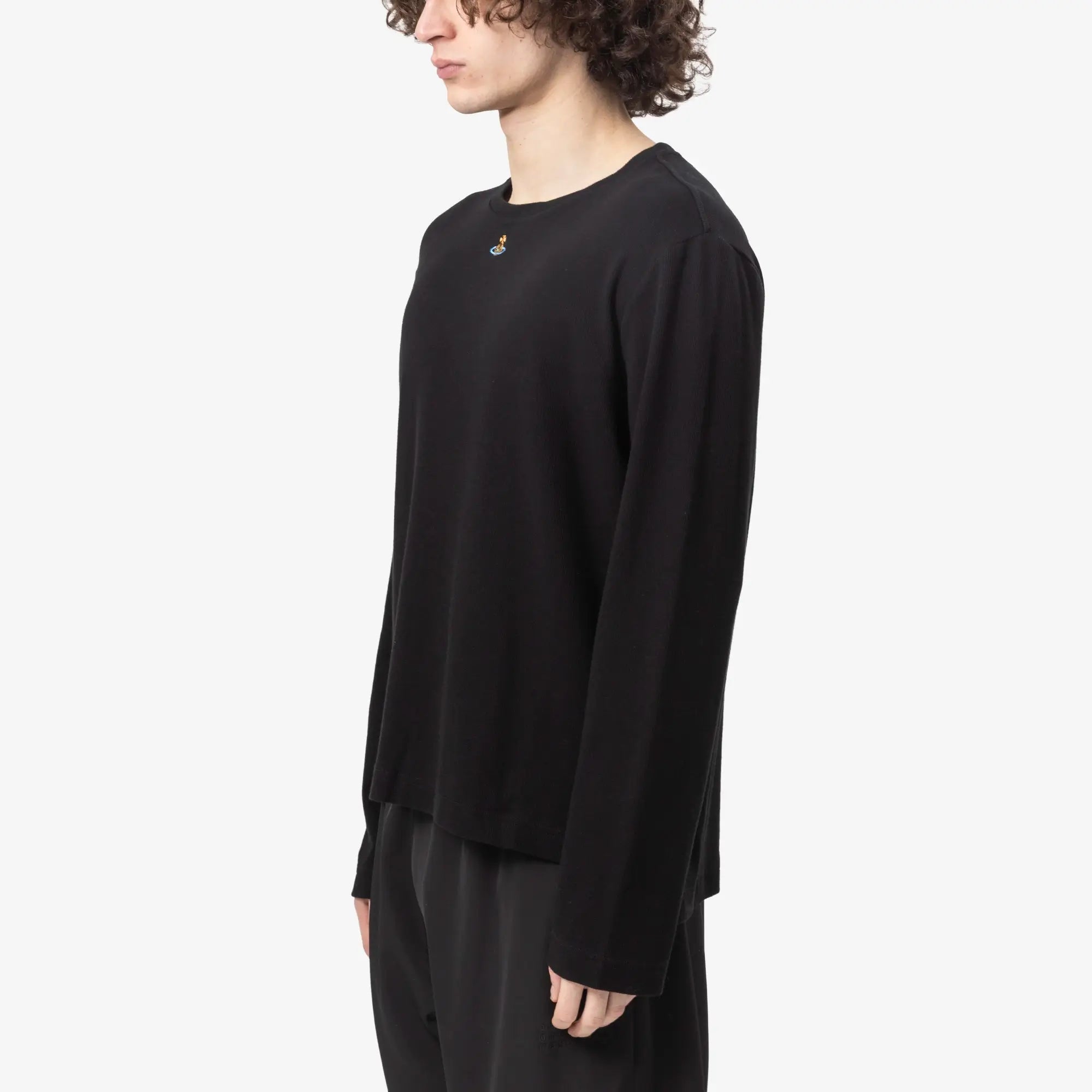 Vivienne Westwood Orb Peru Long Sleeve T-Shirt Black - 3