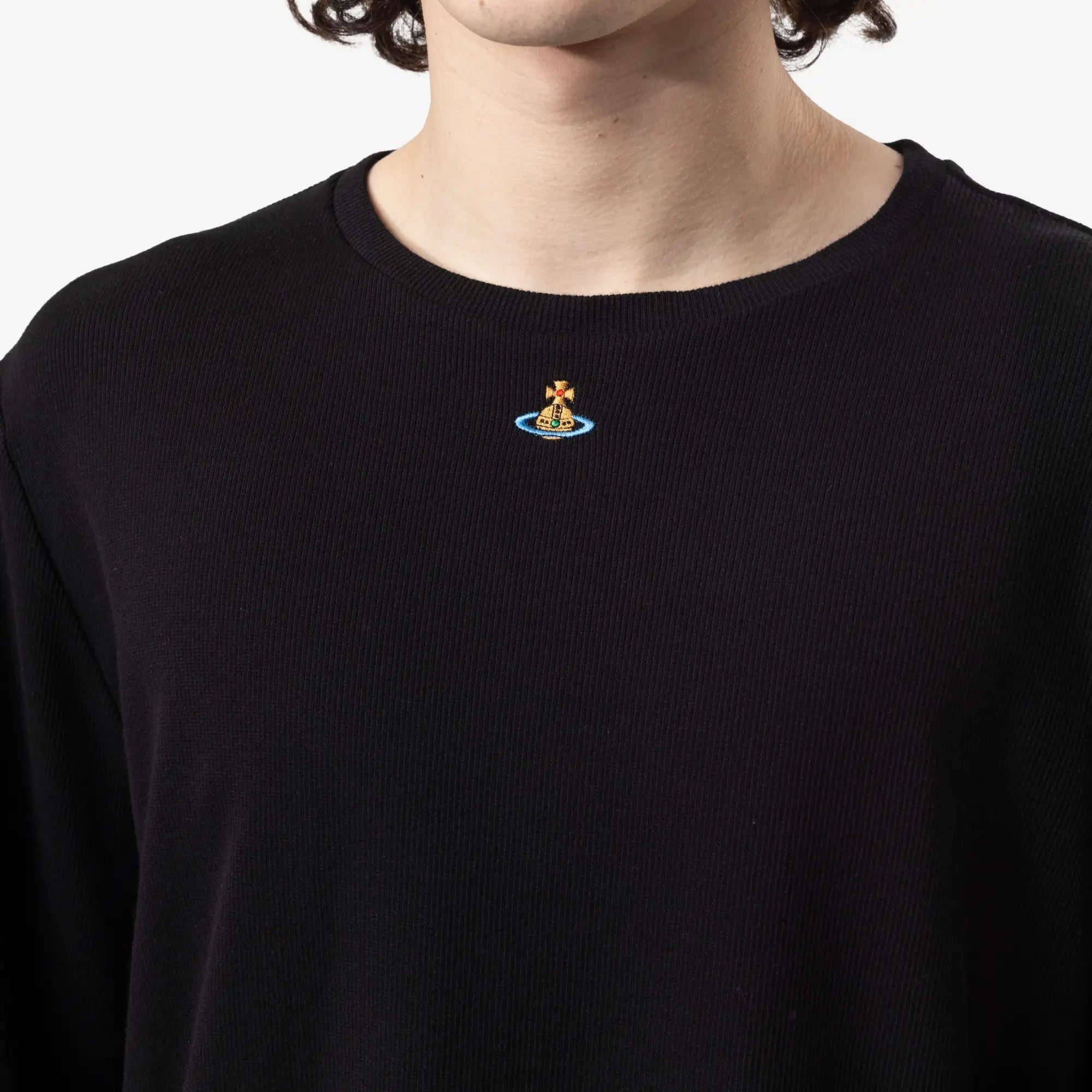 Vivienne Westwood Orb Peru Long Sleeve T-Shirt Black - 5