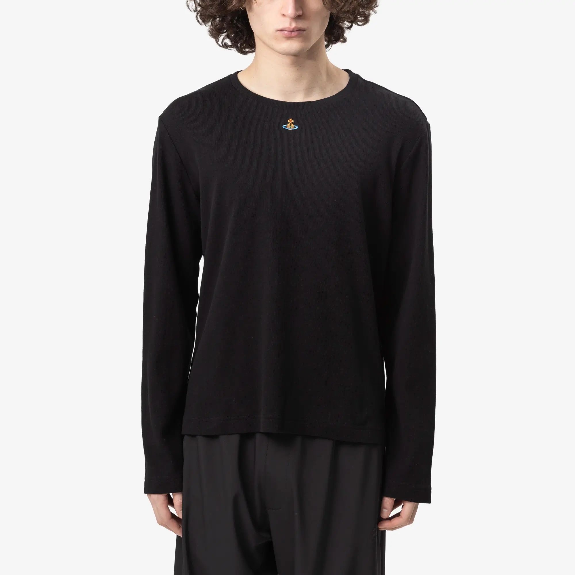 Vivienne Westwood Orb Peru Long Sleeve T-Shirt Black - 1