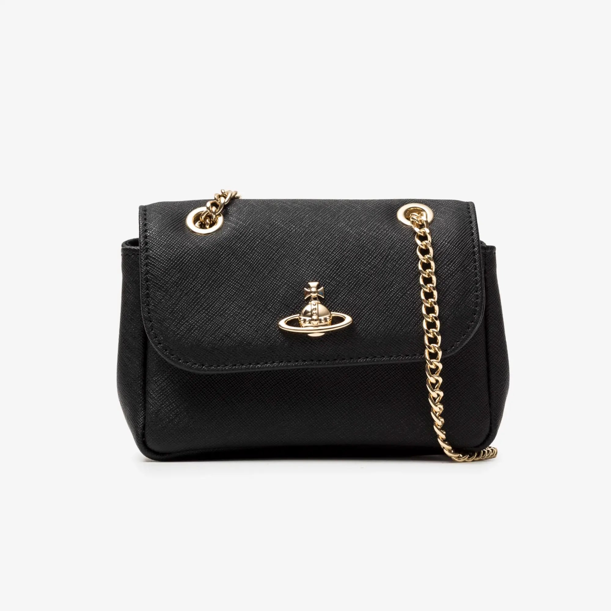 Vivienne Westwood Small Chain Purse Black - 1