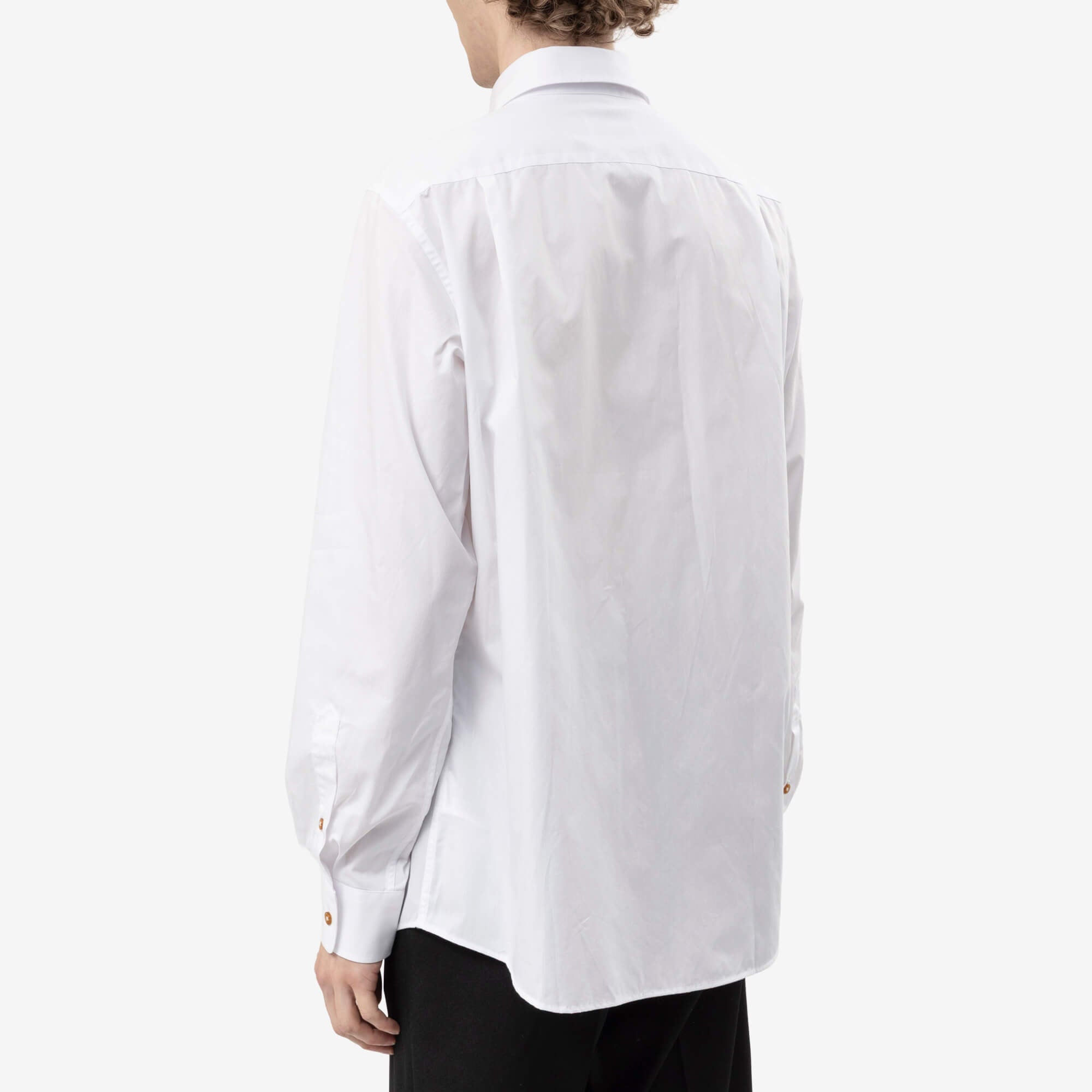 Vivienne Westwood Two Button Krall Shirt White-4