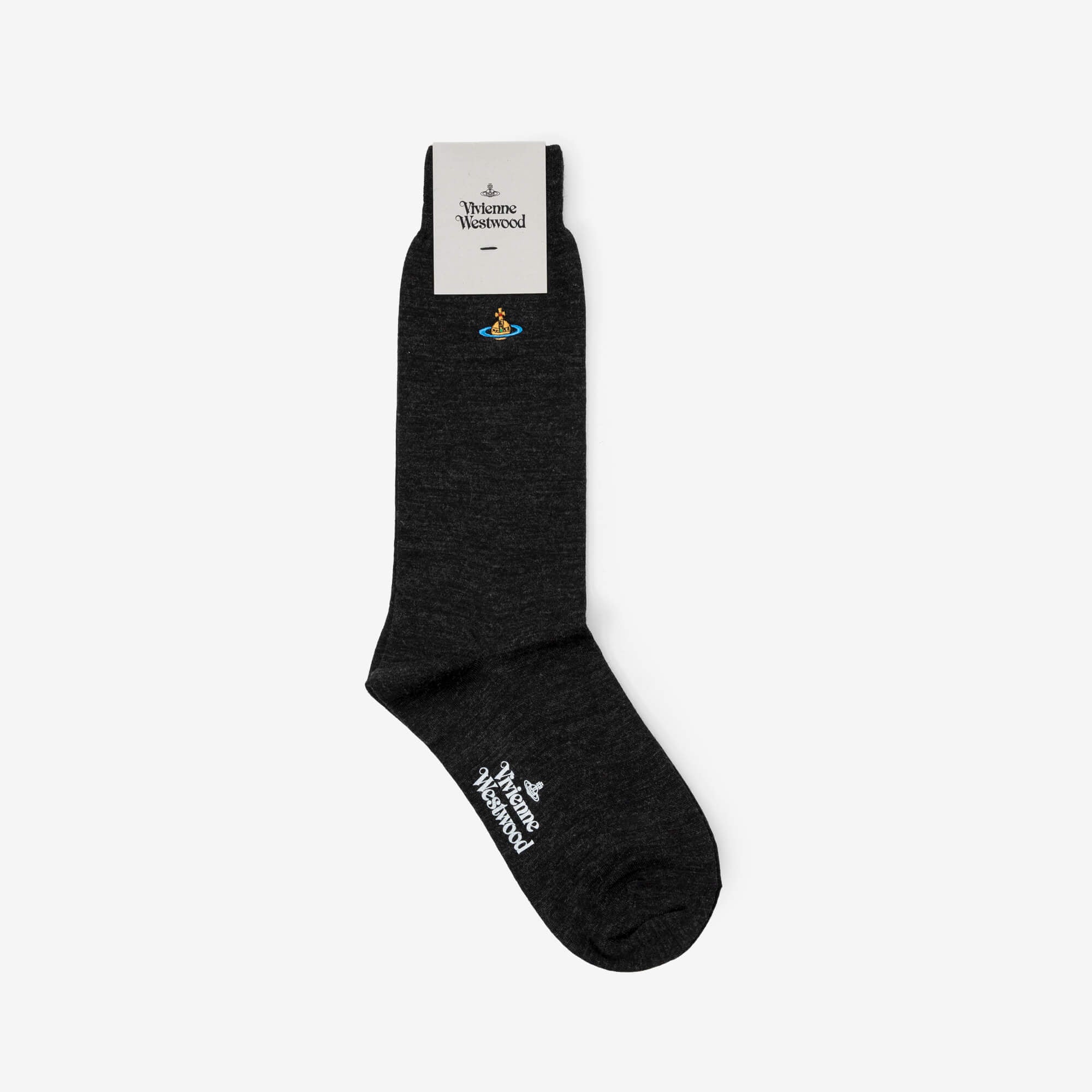 Vivienne Westwood Uni Socks Anthracite-1