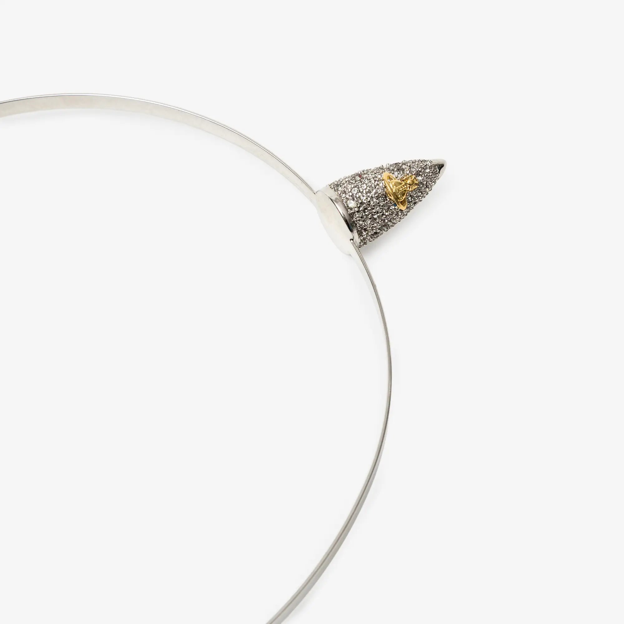 Vivienne Westwood Vivienne's Horn Alice Band Platinum/Gold - 2