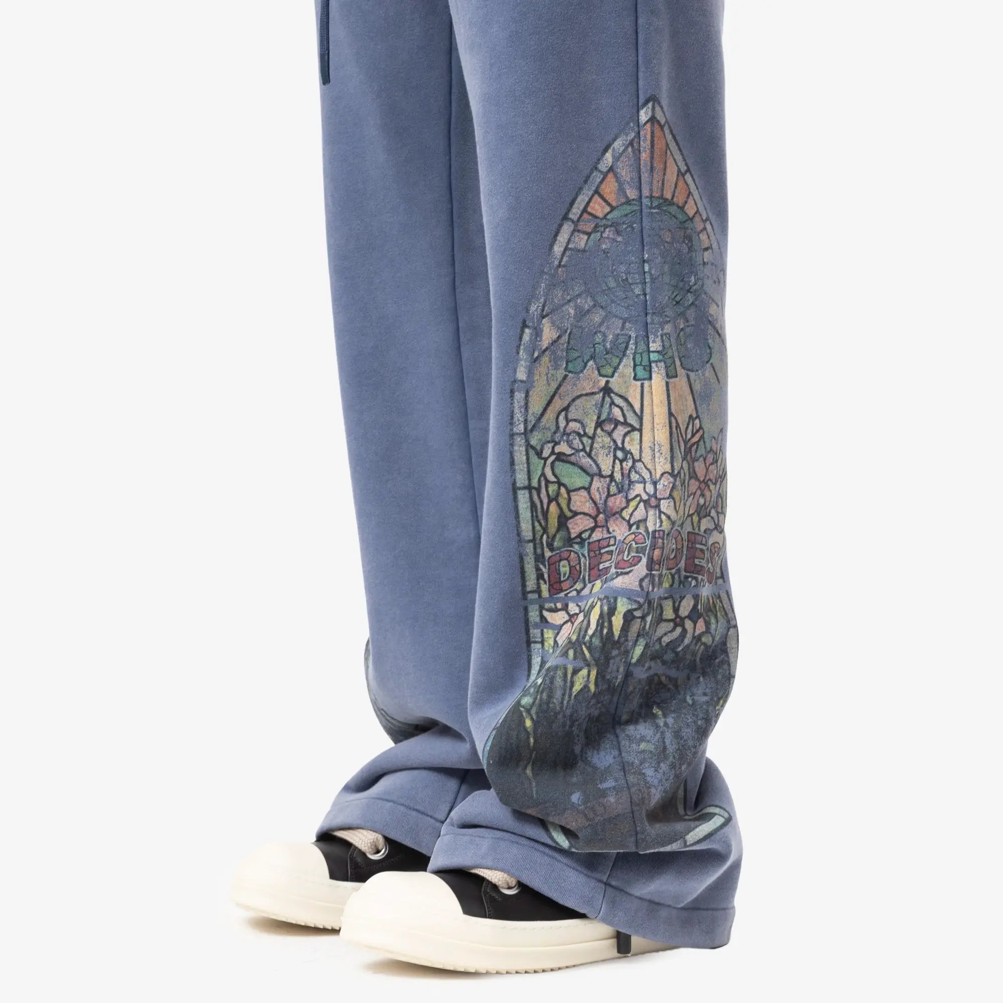 Who Decides War Faded Sweatpants Sky - 5