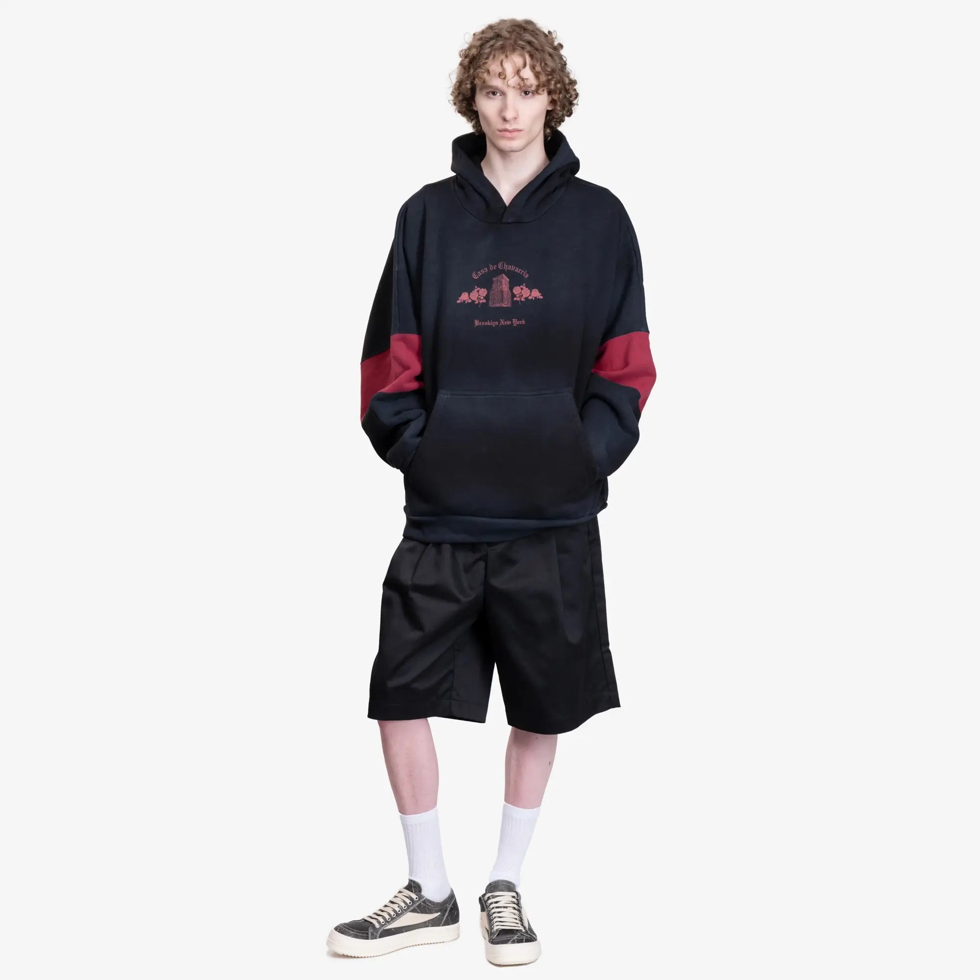 Willy Chavarria Casa de Chavarria Hoody Black - 2