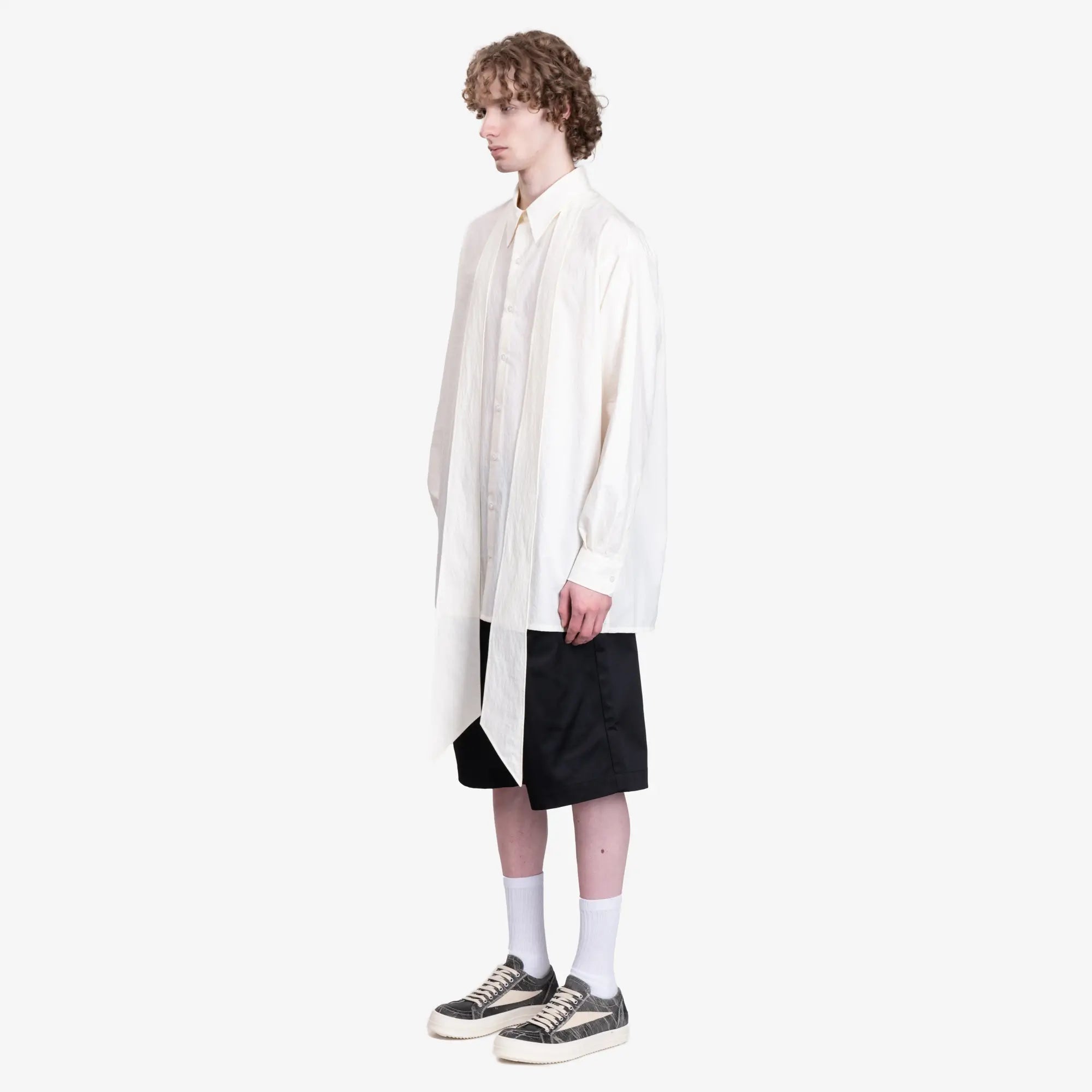 Willy Chavarria Cravat Shirt Off White - 3