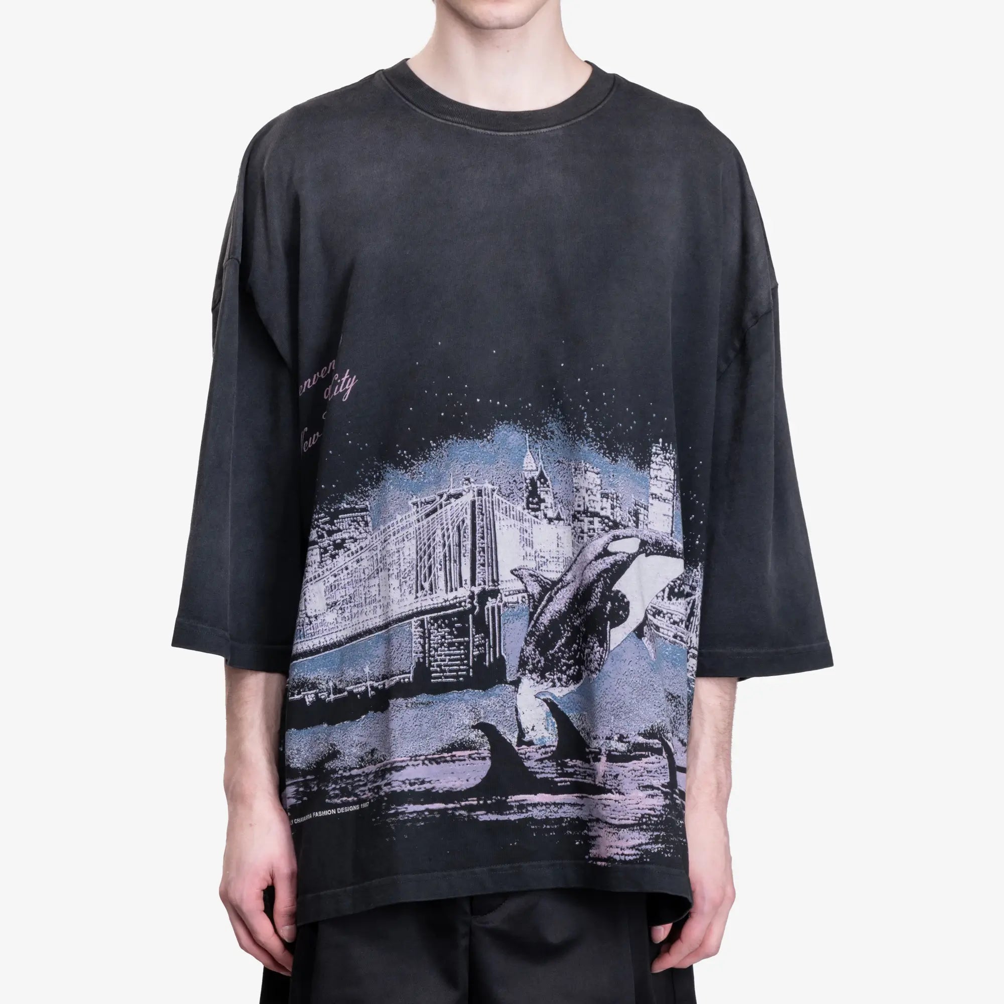 Willy Chavarria Free Willy Buffalo Tee Black - 1