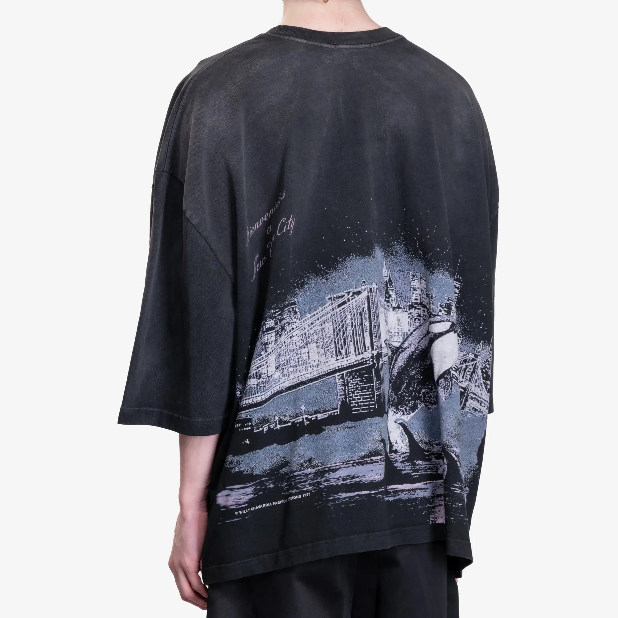 Willy Chavarria Free Willy Buffalo Tee Black - 4