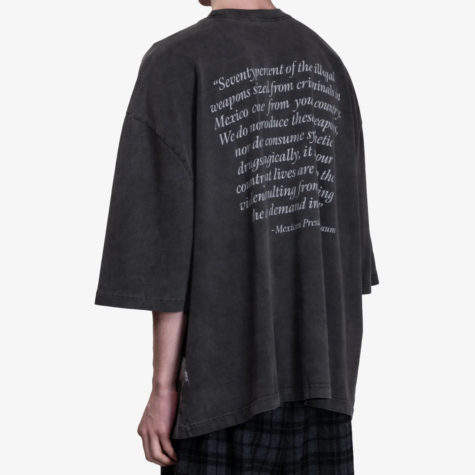 Willy Chavarria Ski America Buffalo Tee Black - 4