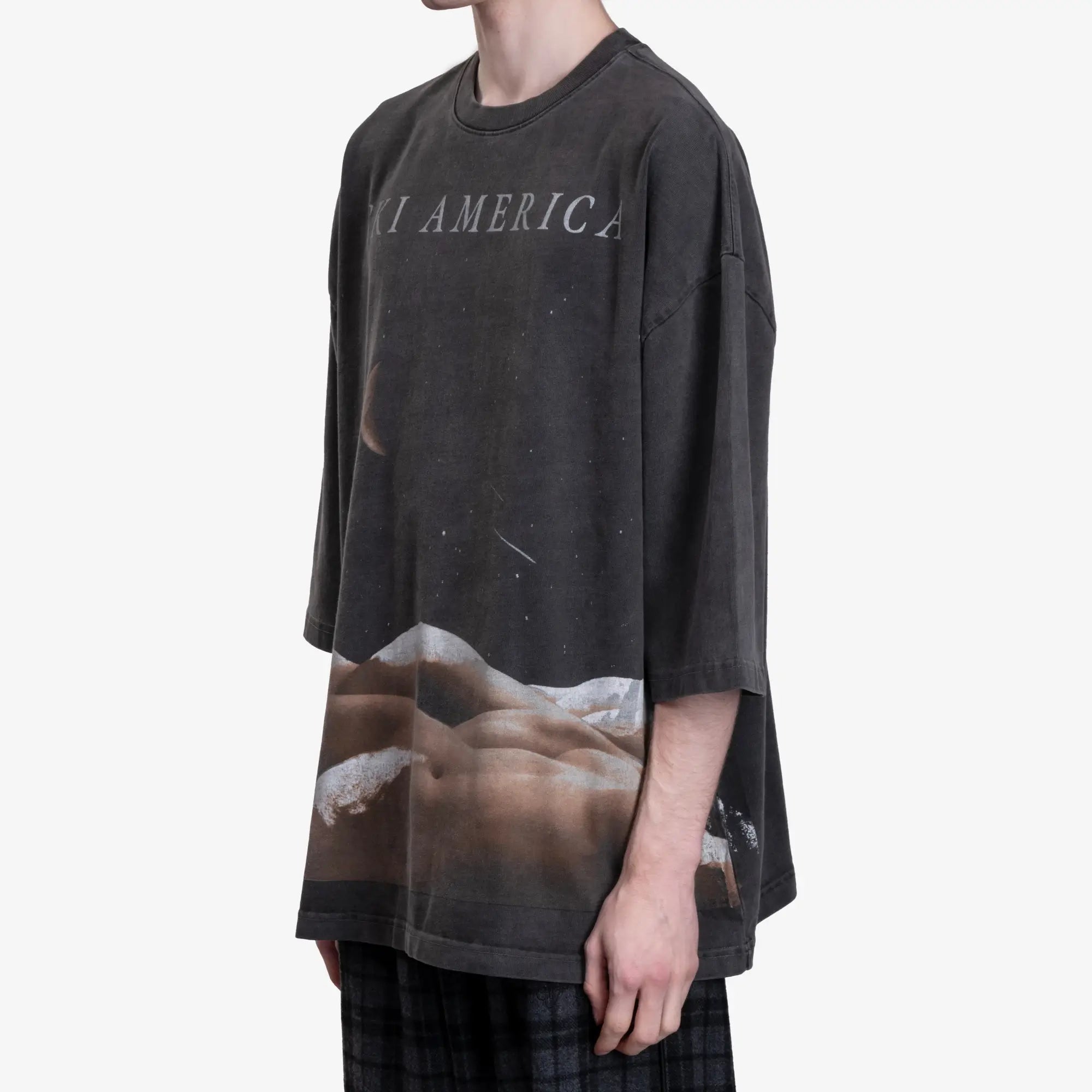 Willy Chavarria Ski America Buffalo Tee Black - 3