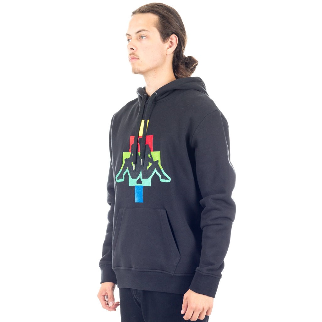 Marcelo Burlon Kappa Multicolor Hoody Black - 3