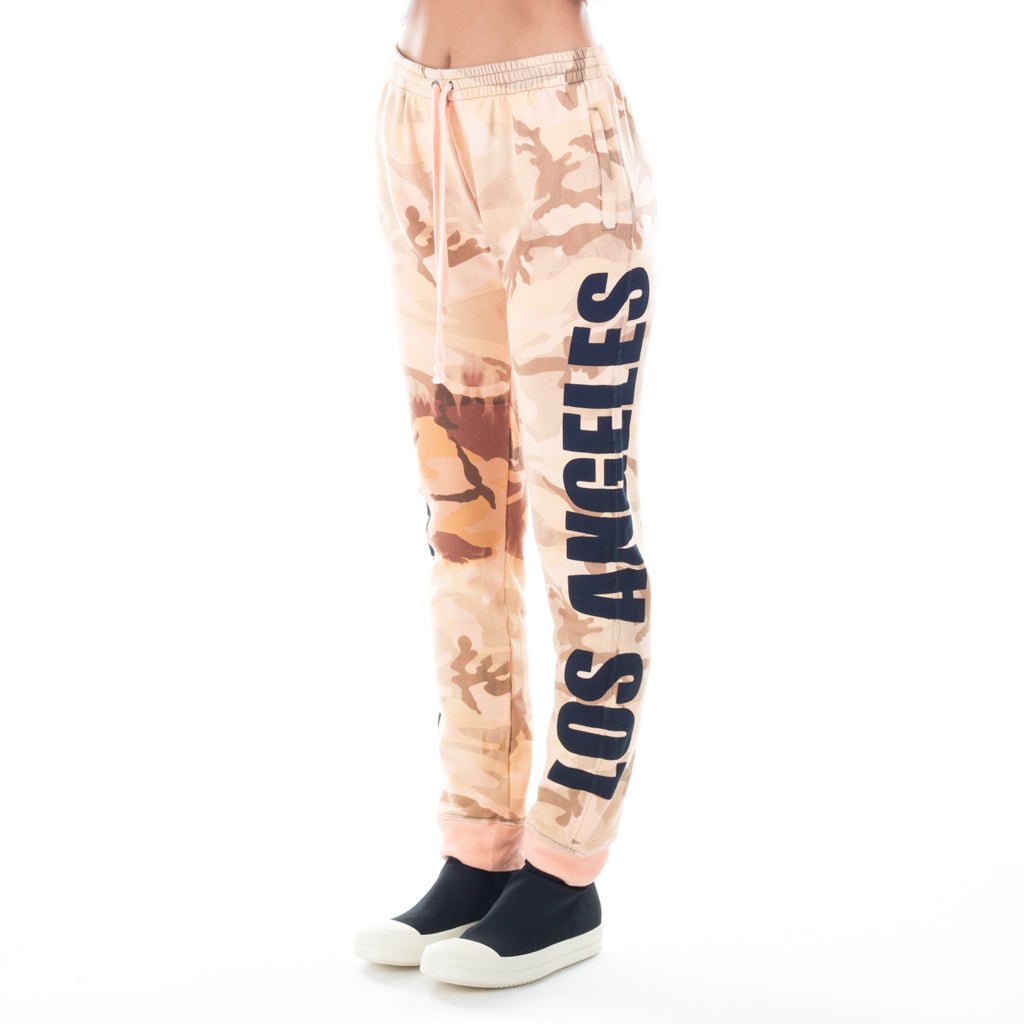 Faith Connexion Womens Kappa Camouflage Sweatpants Orange - 2