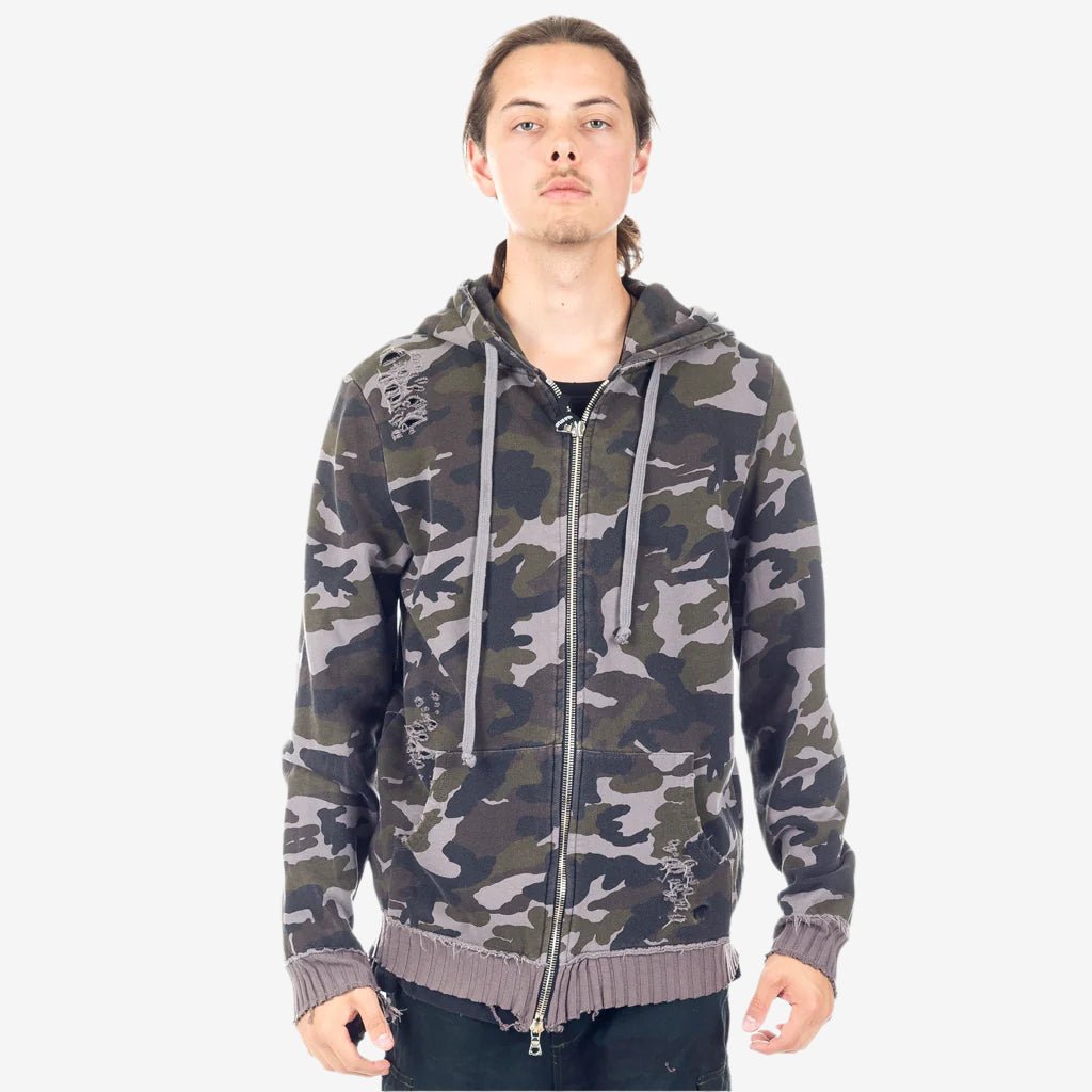 Photo of Nid de Guepes Birdshot Zip Hoody - 1