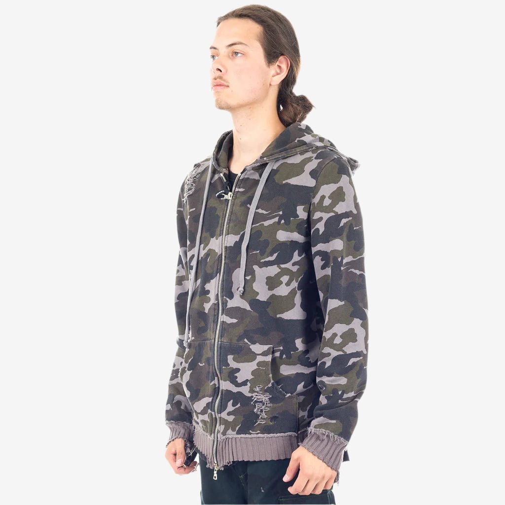 Nid de Guepes Birdshot Zip Hoody Camouflage - 2
