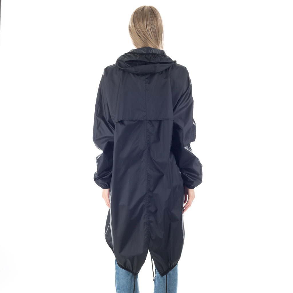 Faith Connexion K - Way Fishtail Raincoat Black - 6