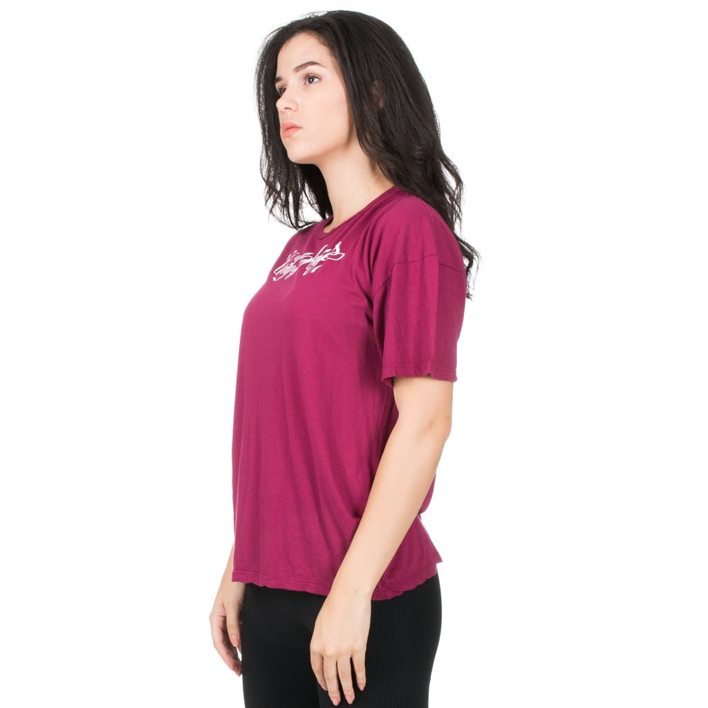 Adaptation Womens City of Angels Wings T-Shirt Berry - 3