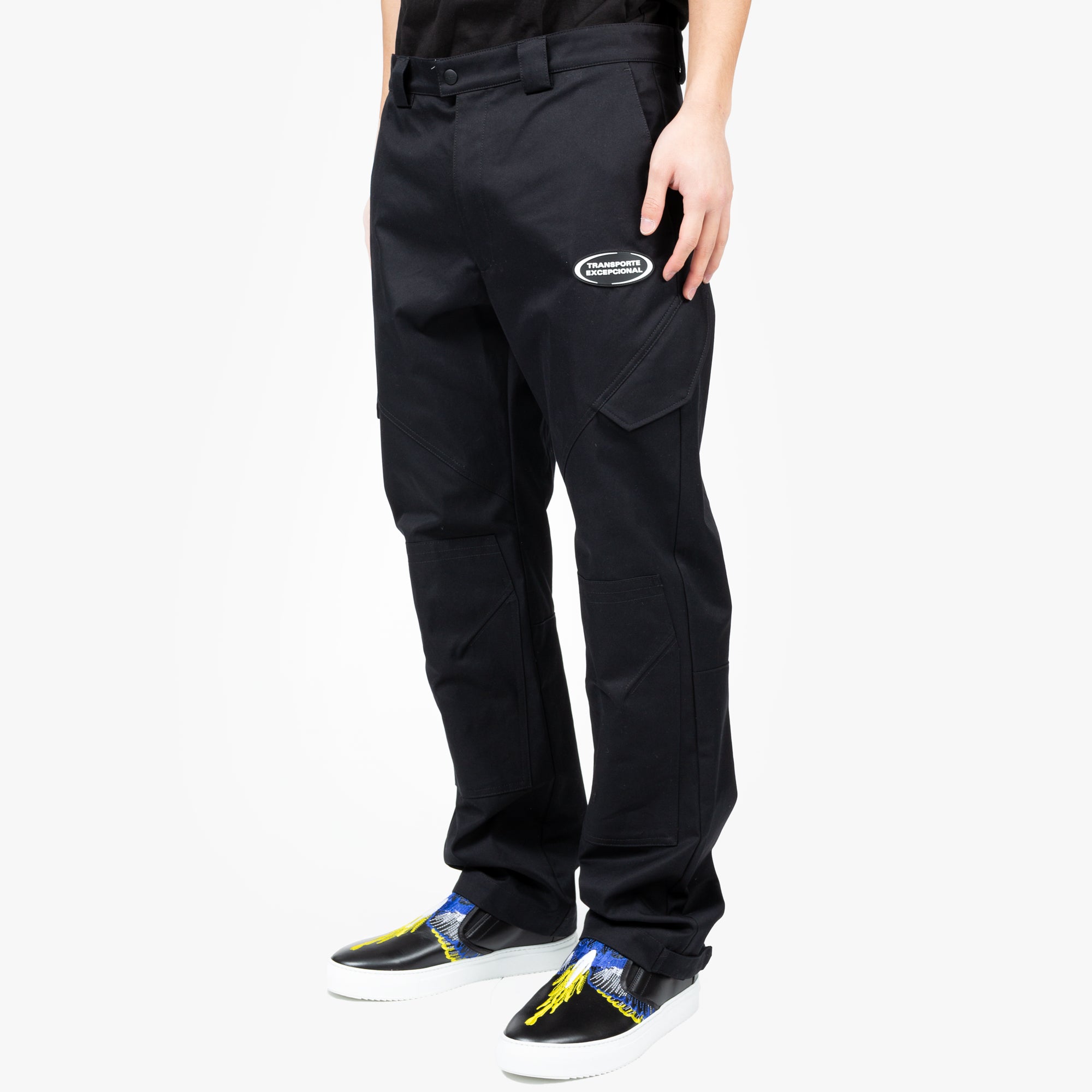 Photo of Marcelo Burlon Patch Twill Cargo Pants - 4