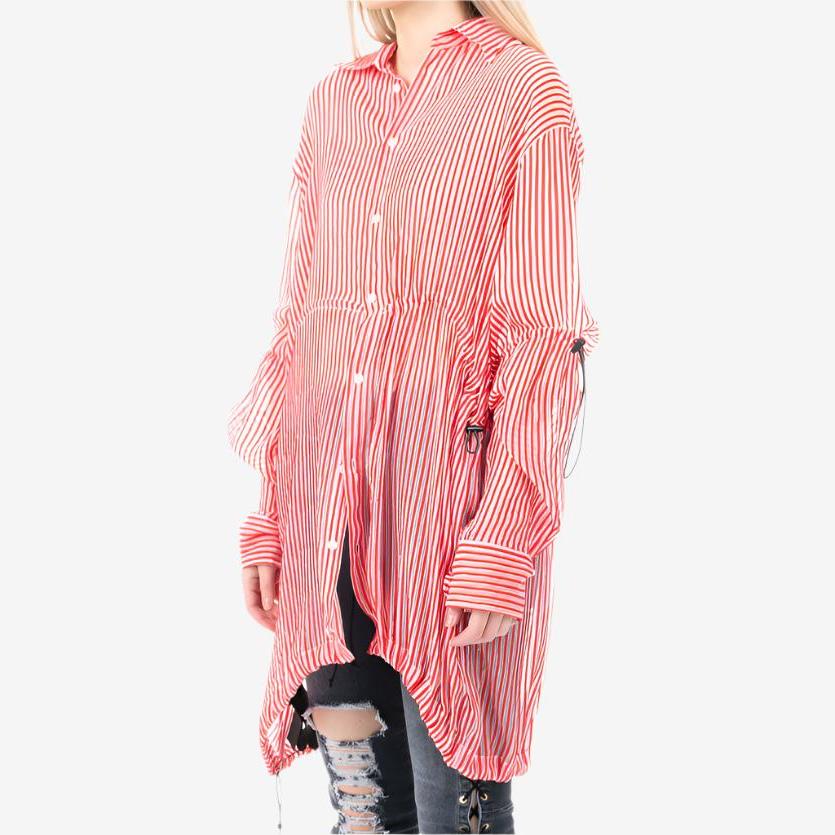 Photo of Unravel Womens Stripe Drawstring Shirt - 2