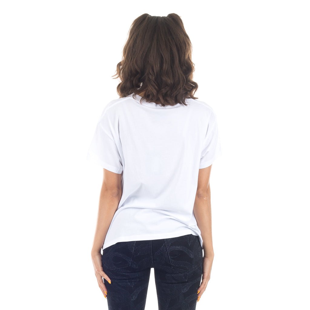 Marcelo Burlon Womens Minnie Mouse Quartet Tee White - 3