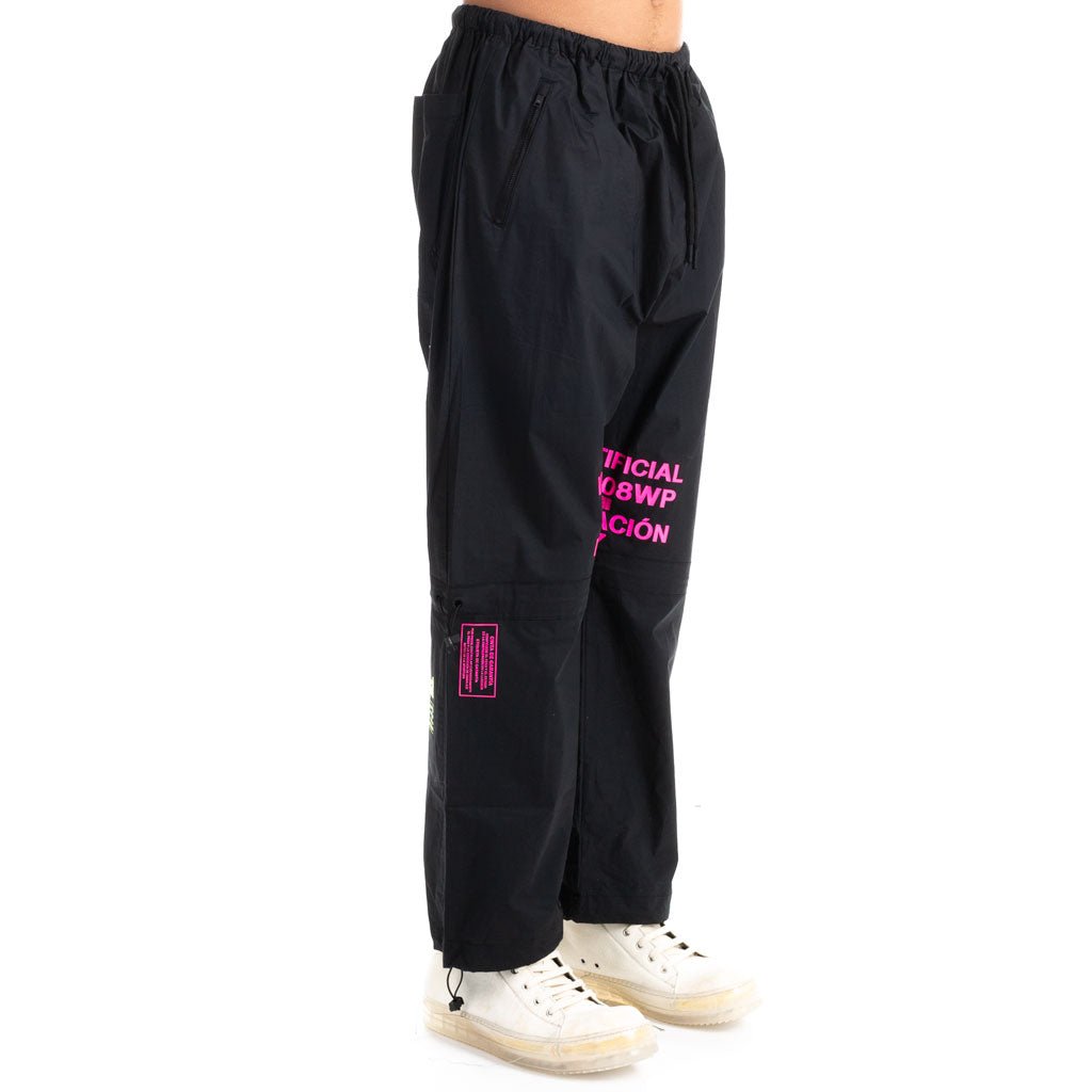 Marcelo Burlon Lettering Pants Black - 2