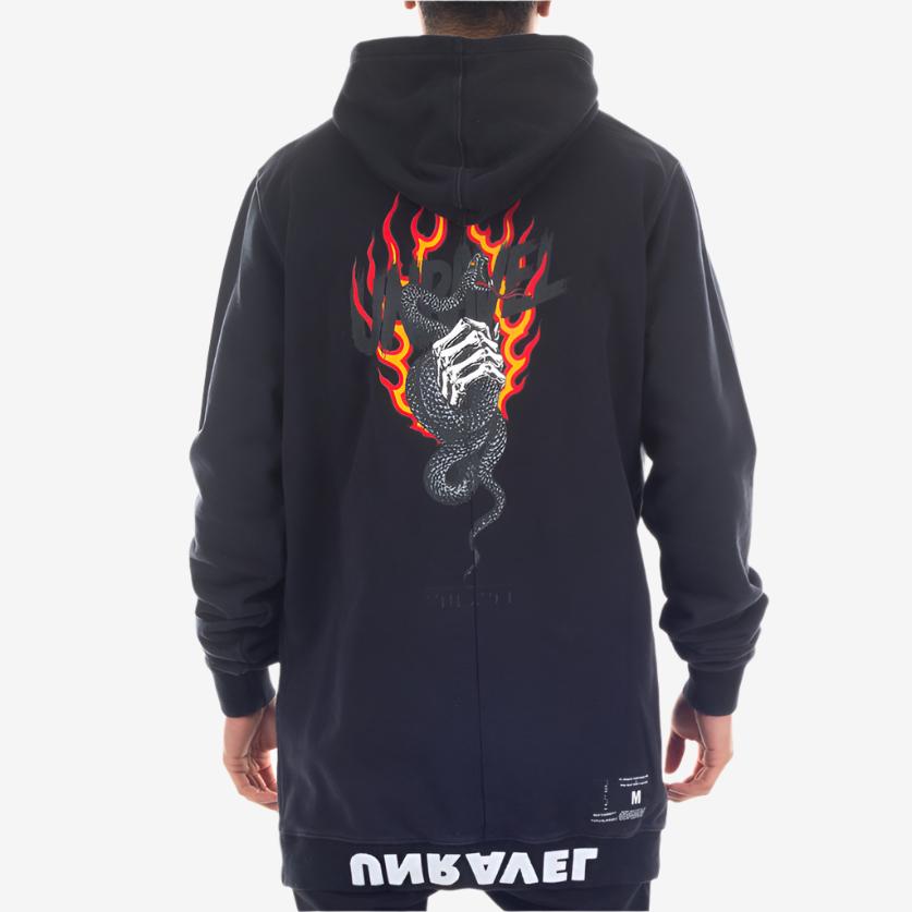 Photo of Unravel Distorted Snake Hoody - 2