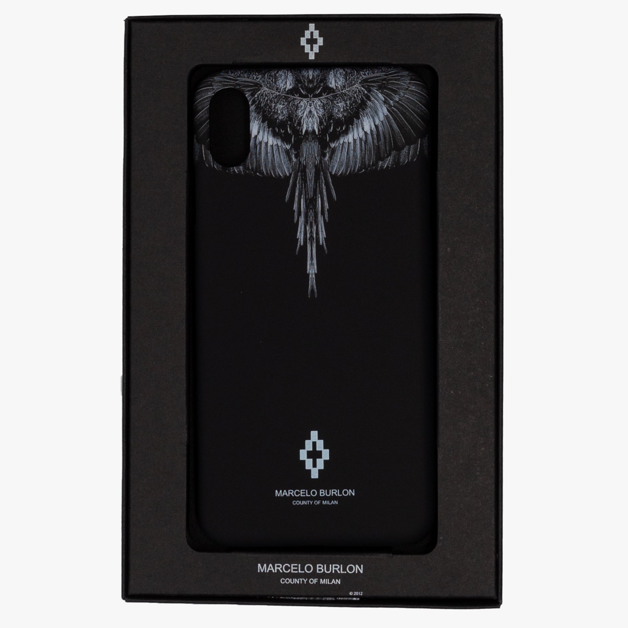 Marcelo Burlon Black Wings iPhone XS Case Black - 2