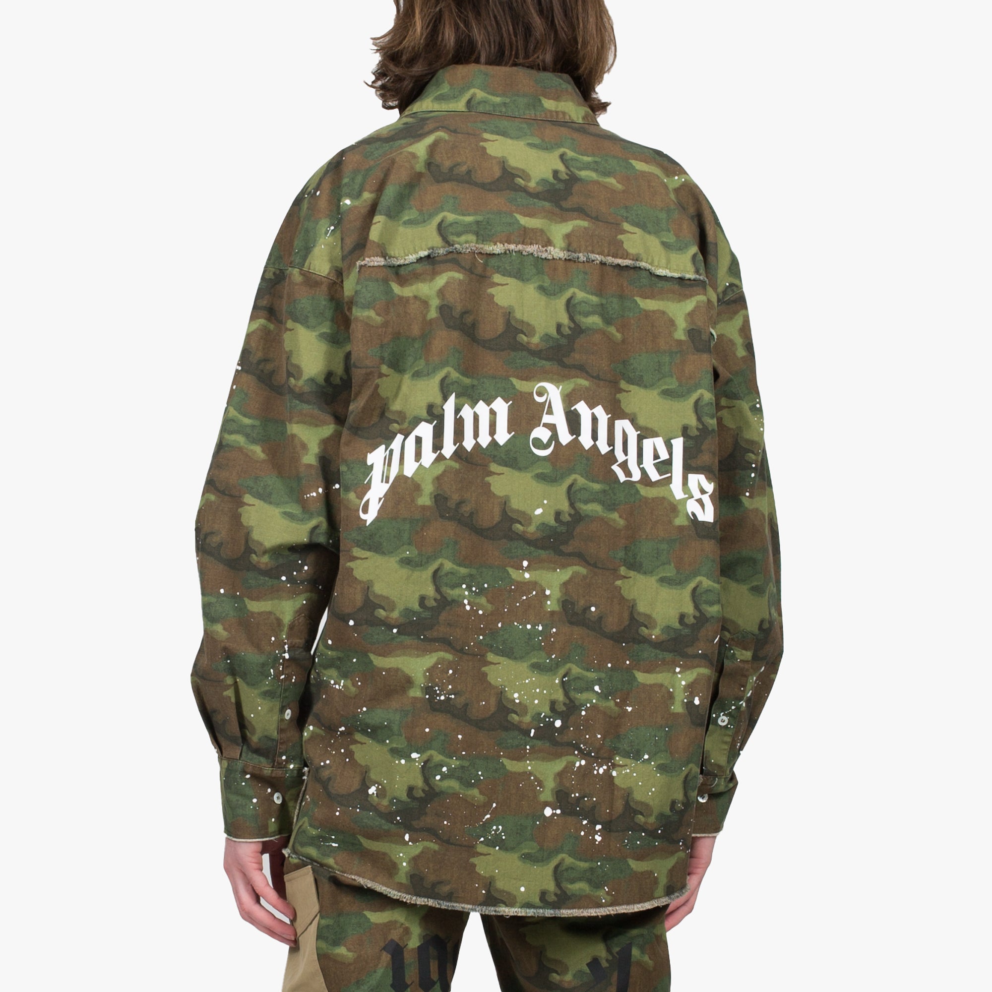 Palm Angels Camouflage Loose Shirt Camouflage - 4