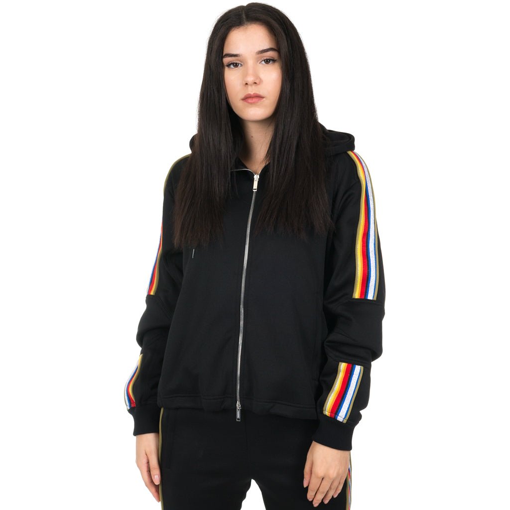 Iceberg Rainbow Band Track Hoody Black - 1