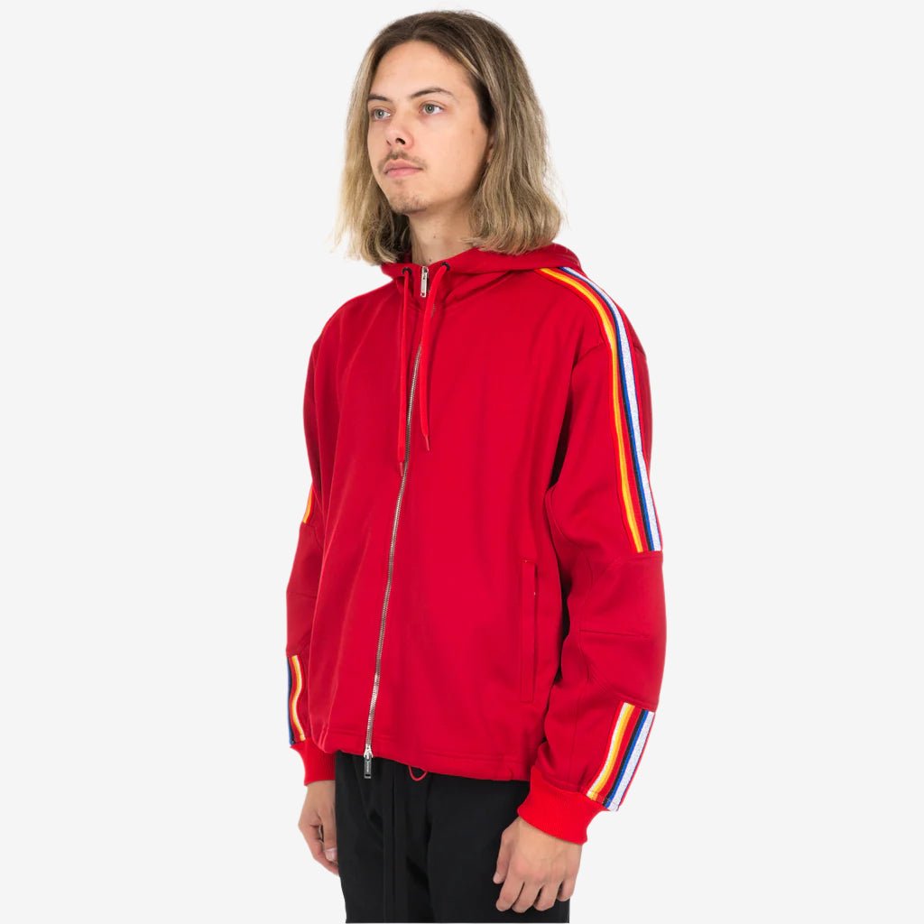 Iceberg Rainbow Band Track Hoody Red - 2