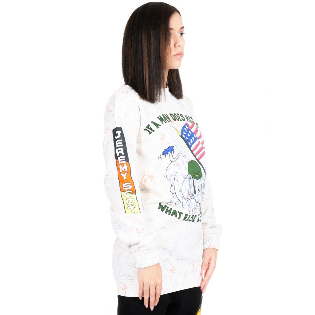 Jeremy Scott Do Your Best Dress Off White - 3