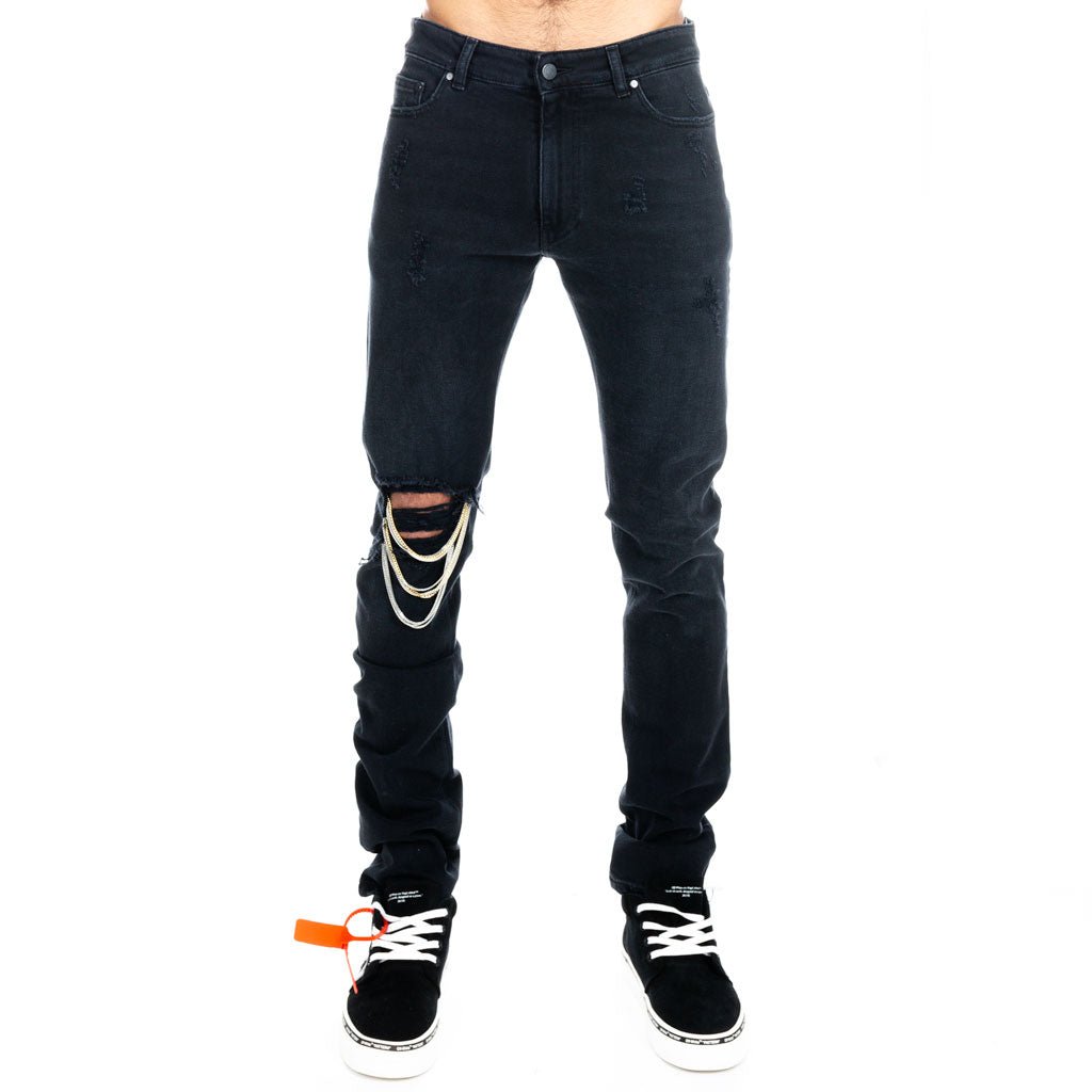 Alchemist Johnny Chain Jeans Black - 1