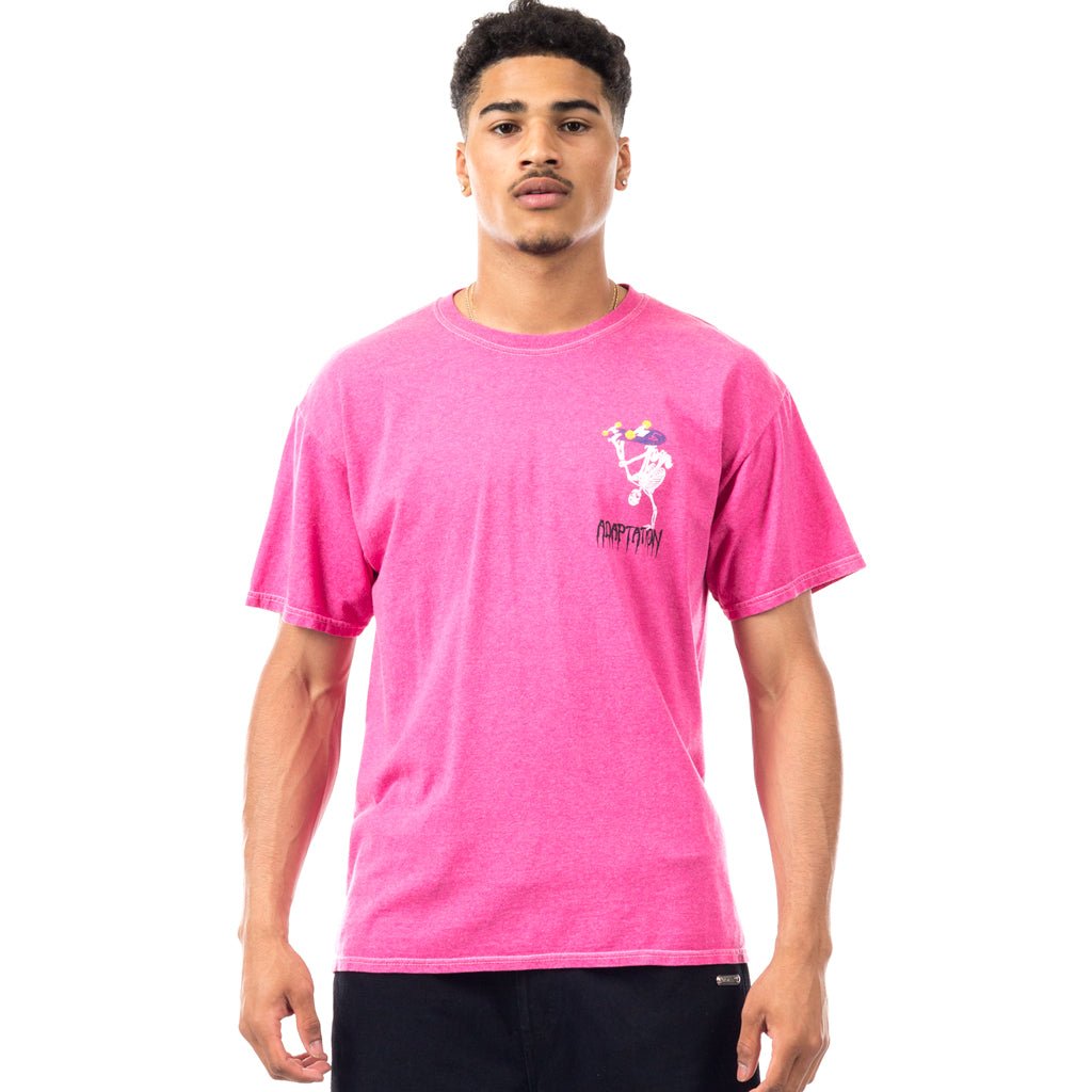 Adaptation Womens Skater Vintage Tee Pink - 4