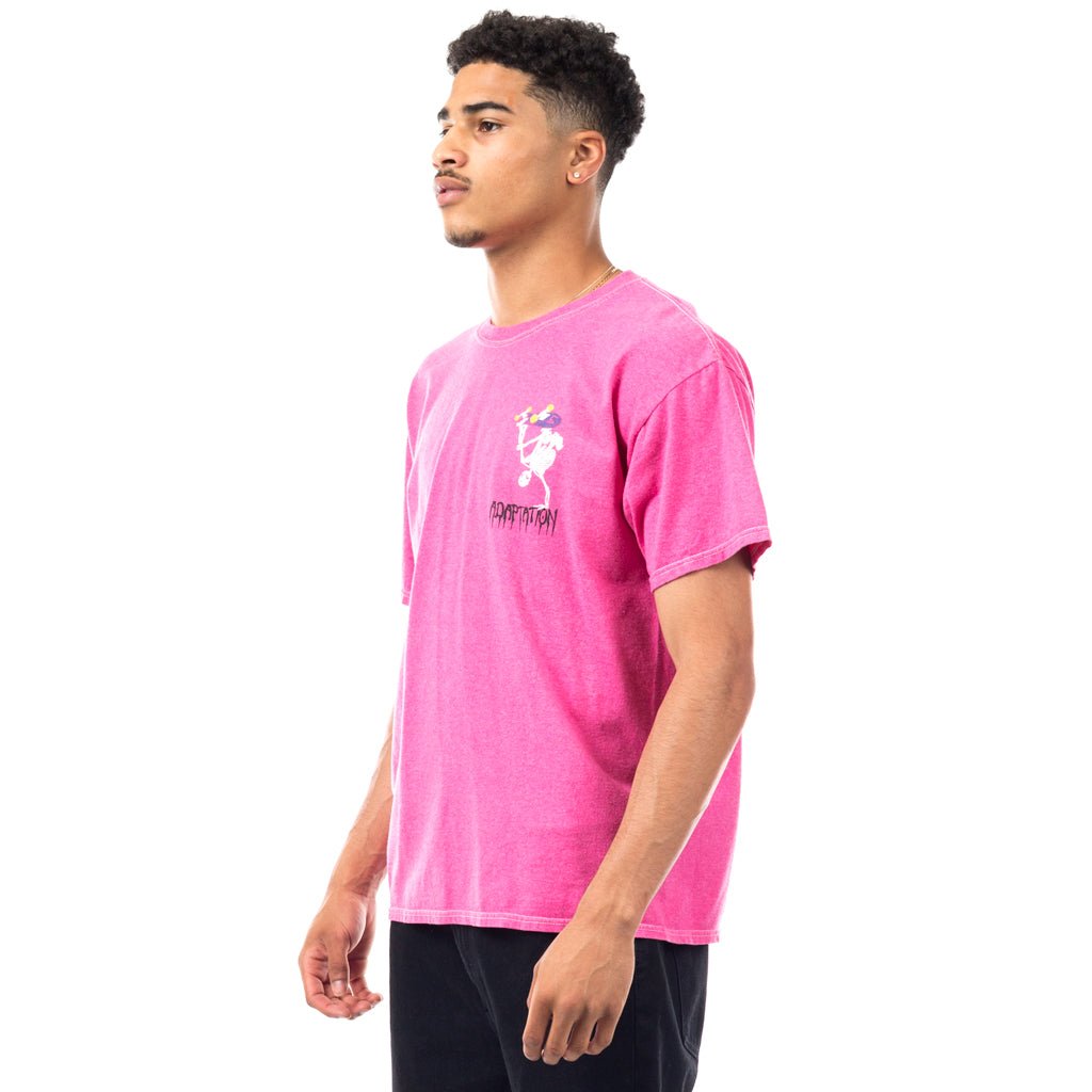 Adaptation Womens Skater Vintage Tee Pink - 5