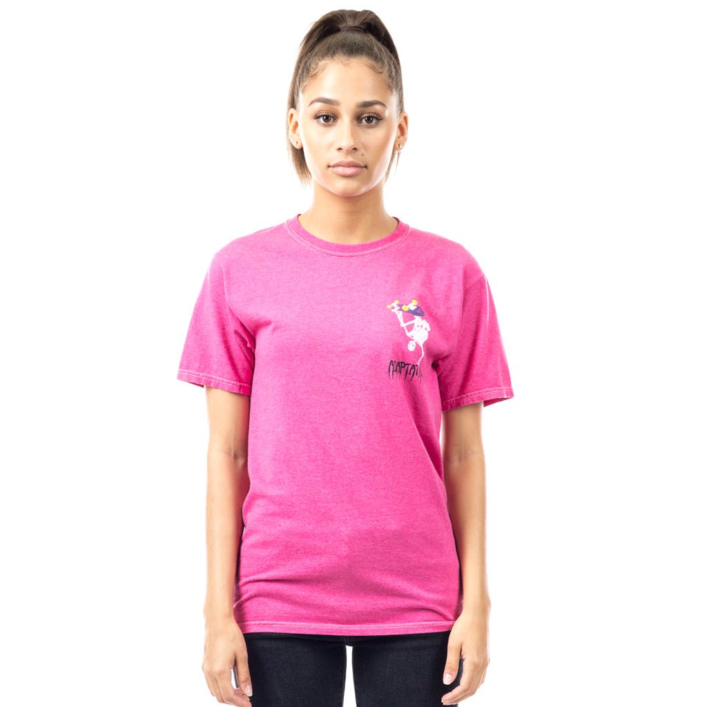 Adaptation Womens Skater Vintage Tee Pink - 1