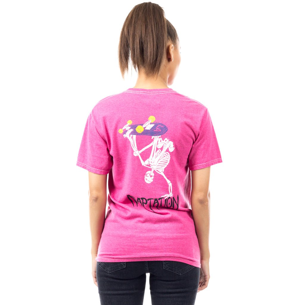 Adaptation Womens Skater Vintage Tee Pink - 3