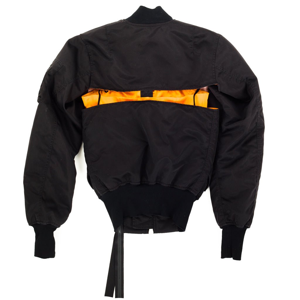 Unravel Womens Nylon Bolero Corset Bomber Black - 5